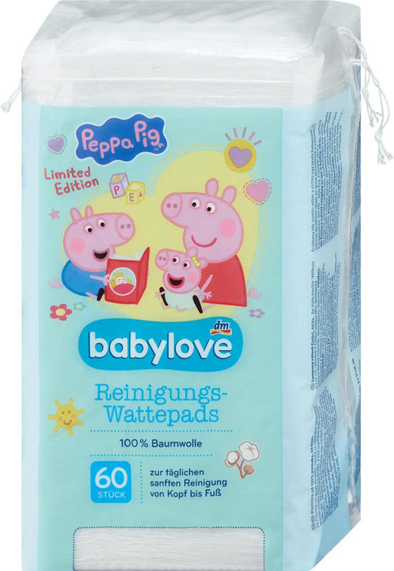 babylove Reinigungs Wattepads Peppa Pig
