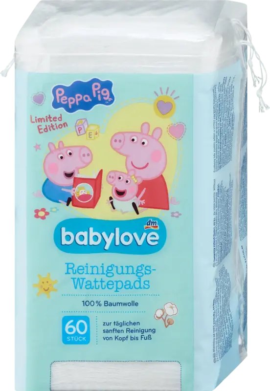 babylove Reinigungs Wattepads Peppa Pig