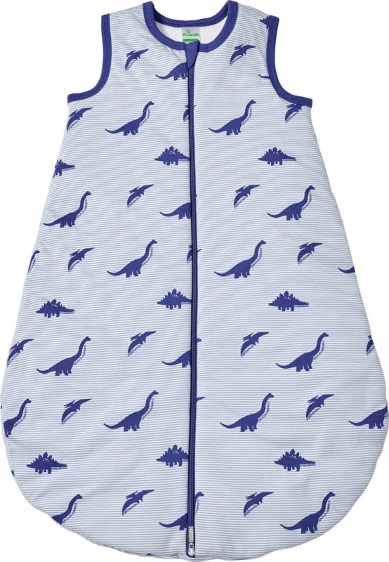 ALANA Schlafsack 2 TOG mit Dino-Muster, blau, 80 cm