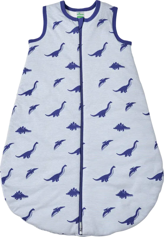 ALANA Schlafsack 2 TOG mit Dino-Muster, blau, 80 cm