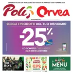 Orvea SCEGLI I PRODOTTI DEL TUO RISPARMIO -25% - al 02.09.2025