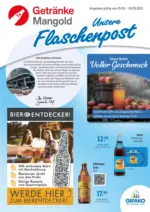Gefako Getränke Mangold: Angebote - bis 20.09.2025