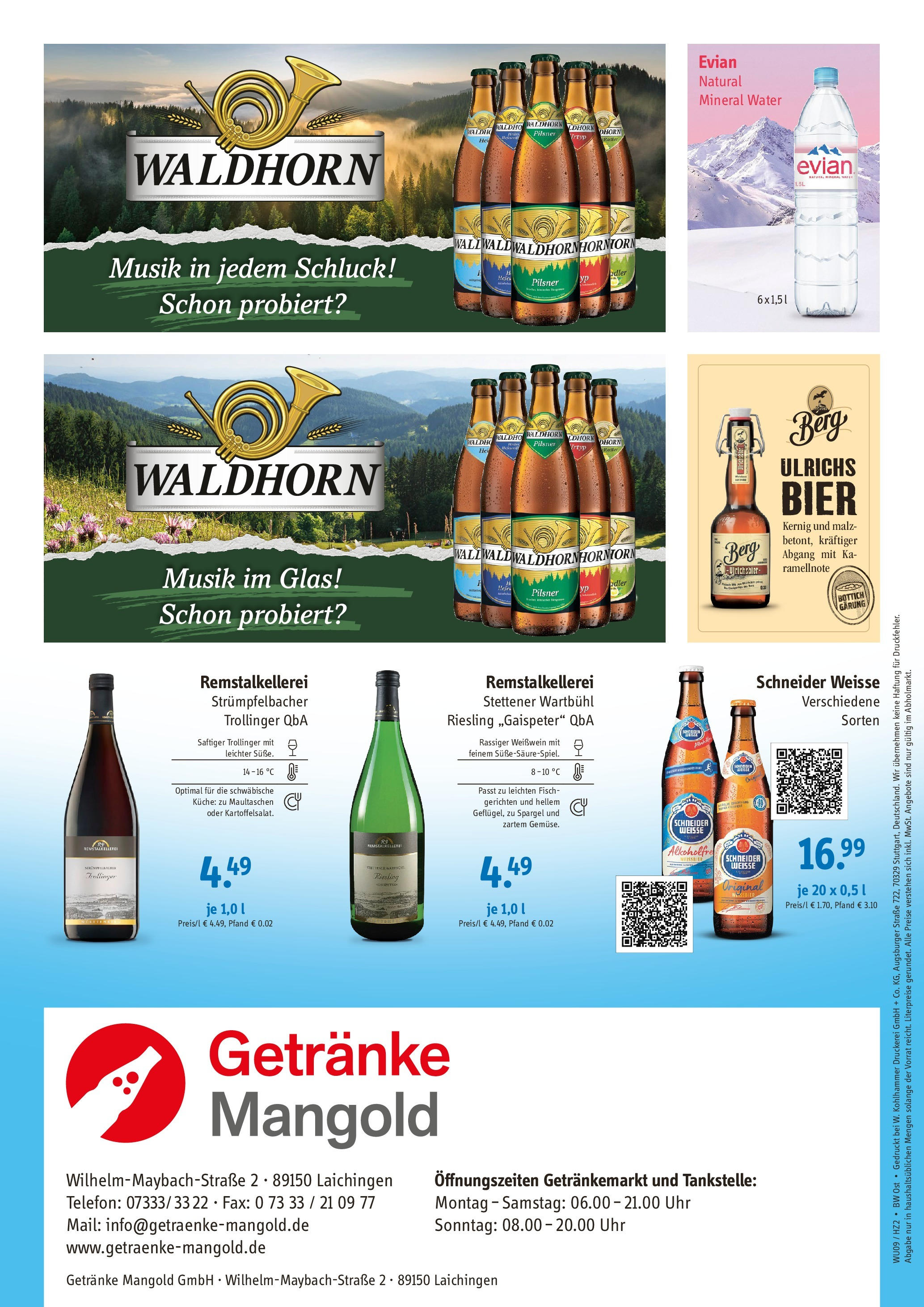 Entdecke - Getränke Mangold: Angebote (ab 14.09.2025) zum Blättern | Seite: 2