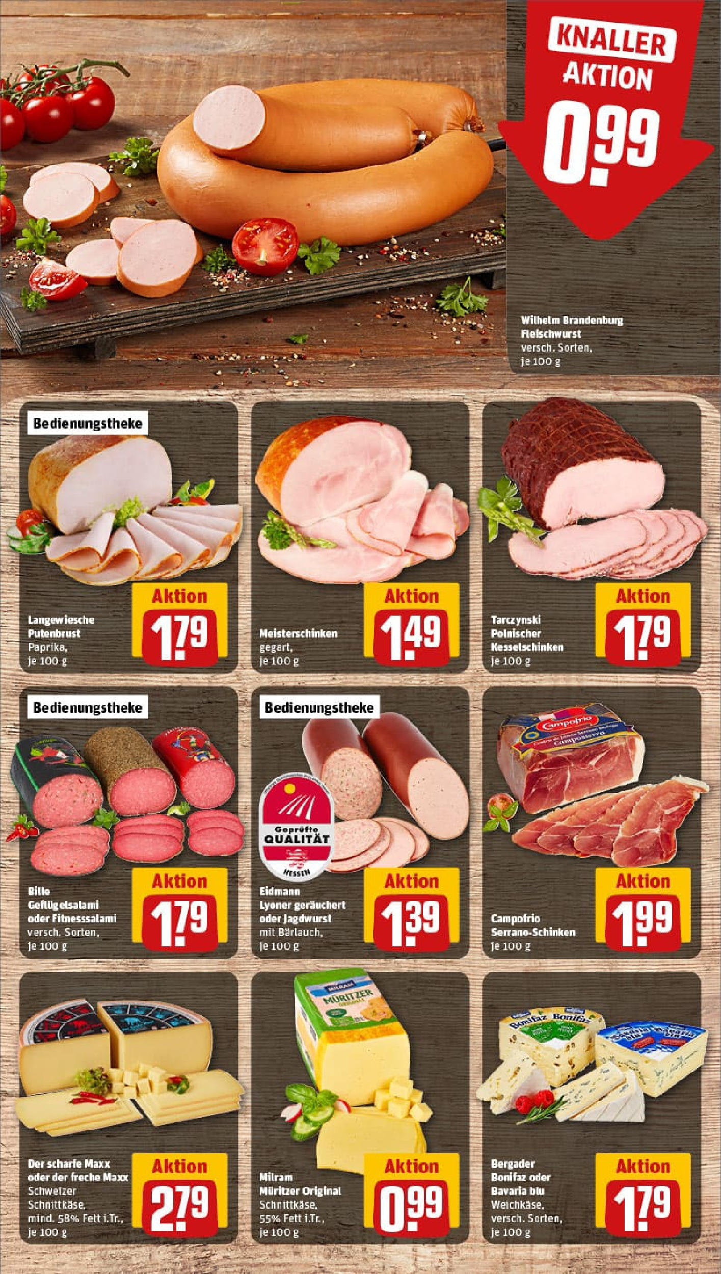 REWE Prospekt ab 24.08.2025 zum Blättern » Angebote | Seite: 9 | Produkte: Paprika, Milram, Salami REWE Prospekt ab 24.08.2025 zum Blättern » Angebote | Seite: 9 | Produkte: Paprika, Milram, Salami
