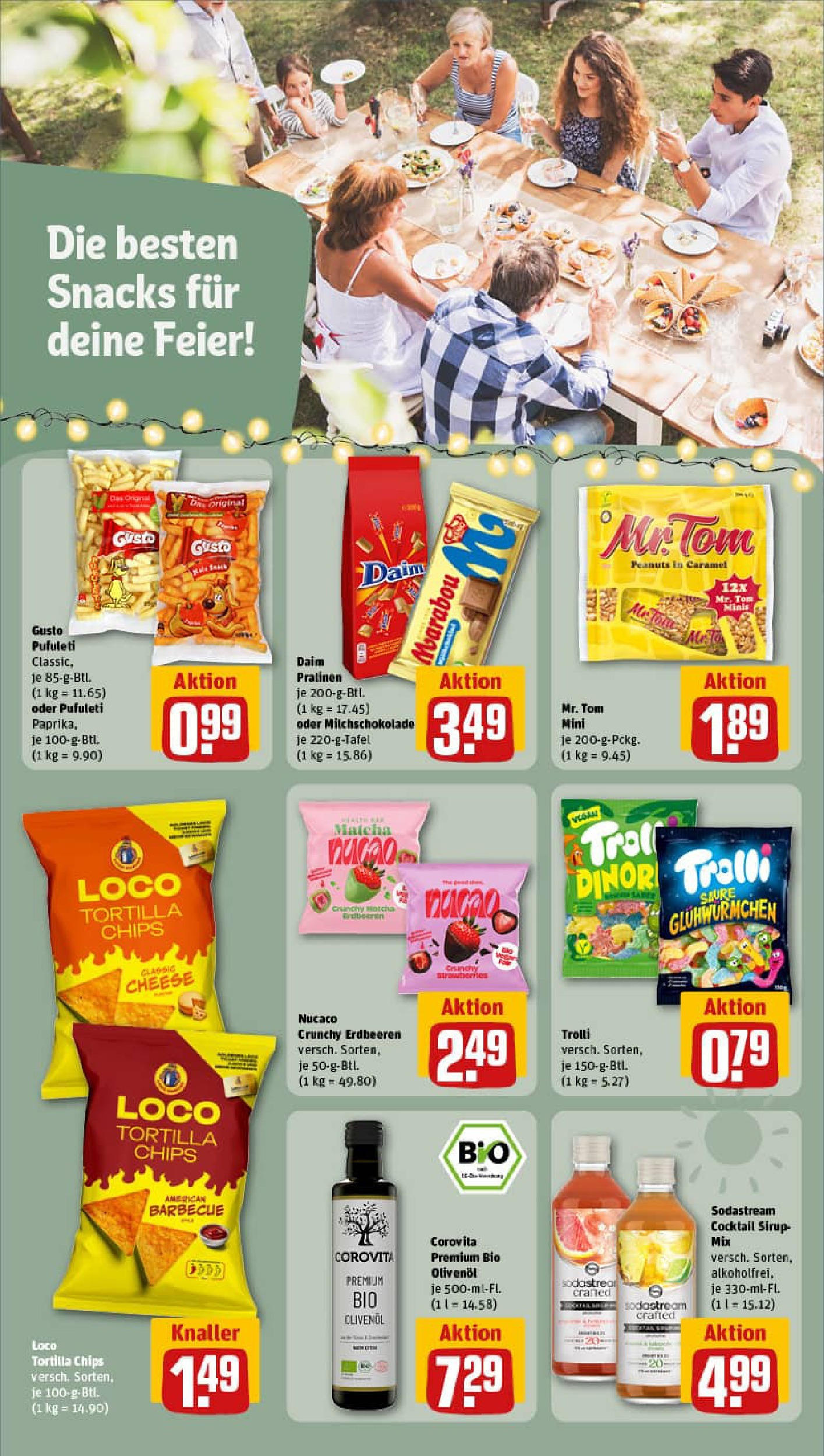 REWE Prospekt ab 24.08.2025 zum Blättern » Angebote | Seite: 18 | Produkte: Olivenol, Erdbeeren, Chips, Sodastream REWE Prospekt ab 24.08.2025 zum Blättern » Angebote | Seite: 18 | Produkte: Olivenol, Erdbeeren, Chips, Sodastream