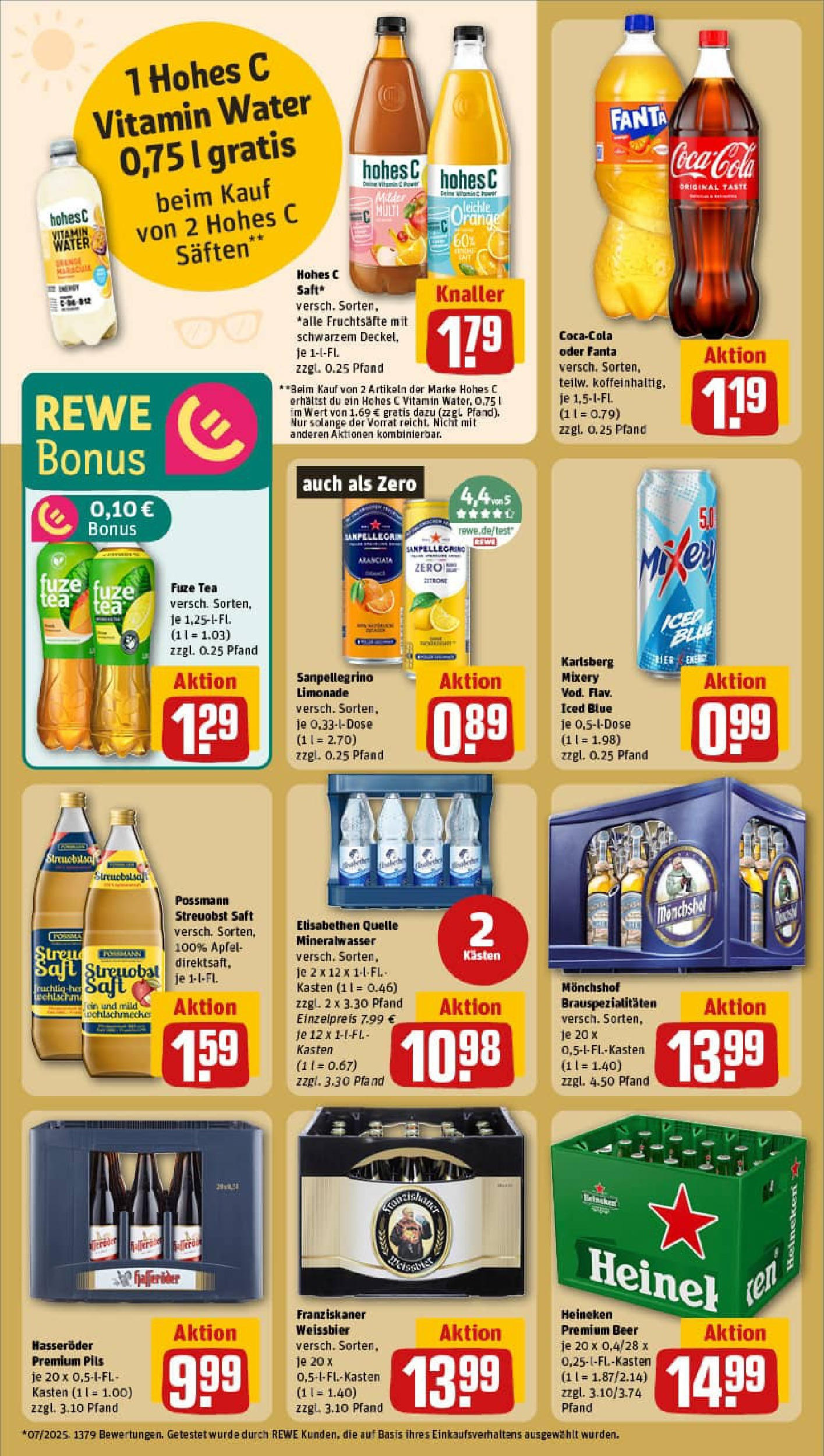 REWE Prospekt ab 24.08.2025 zum Blättern » Angebote | Seite: 20 | Produkte: Fanta, Pils, Apple, Heineken REWE Prospekt ab 24.08.2025 zum Blättern » Angebote | Seite: 20 | Produkte: Fanta, Pils, Apple, Heineken