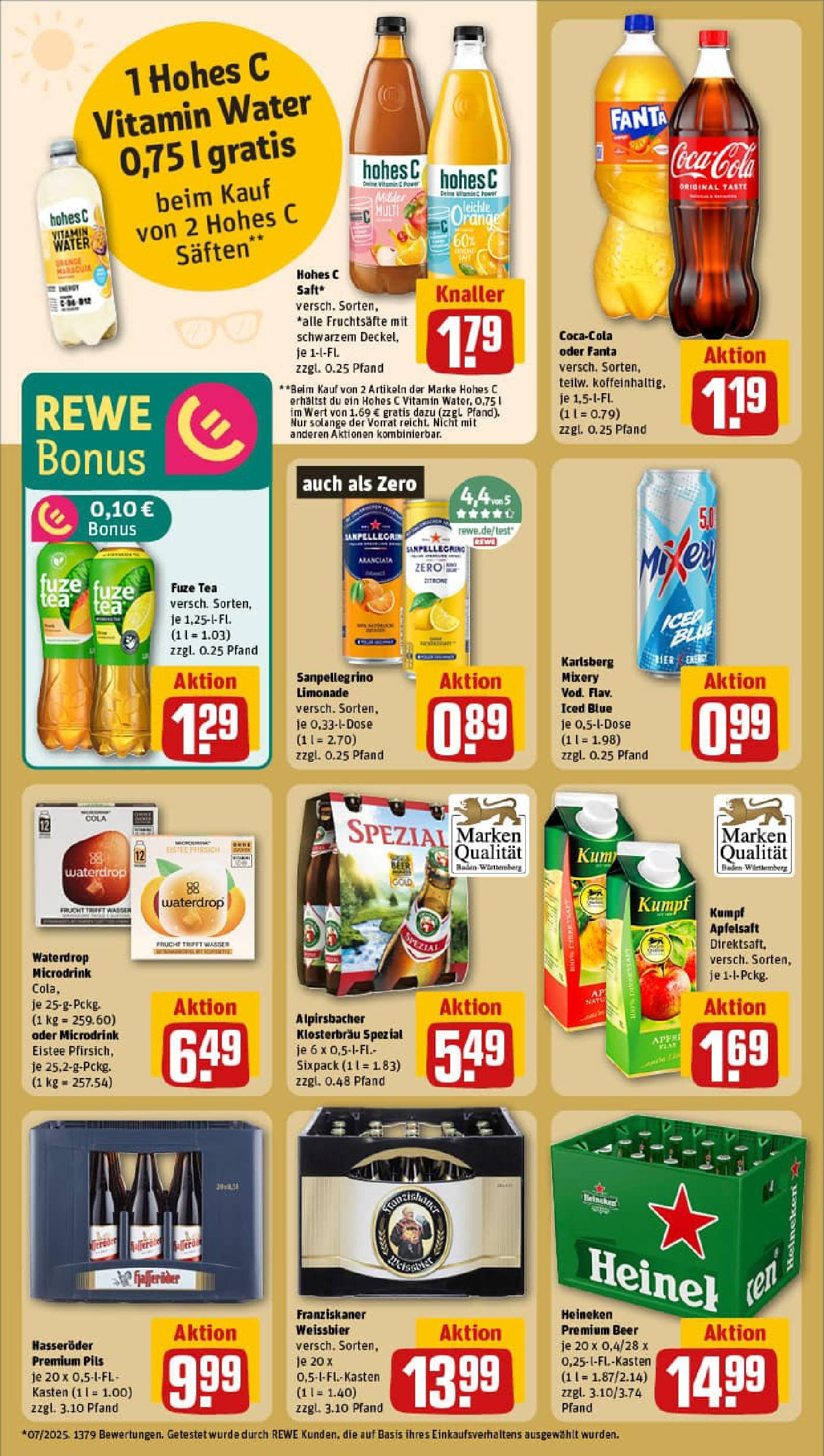 REWE Prospekt ab 24.08.2025 zum Blättern » Angebote | Seite: 20 | Produkte: Fuze tea, Apple, Wasser, Mixery REWE Prospekt ab 24.08.2025 zum Blättern » Angebote | Seite: 20 | Produkte: Fuze tea, Apple, Wasser, Mixery