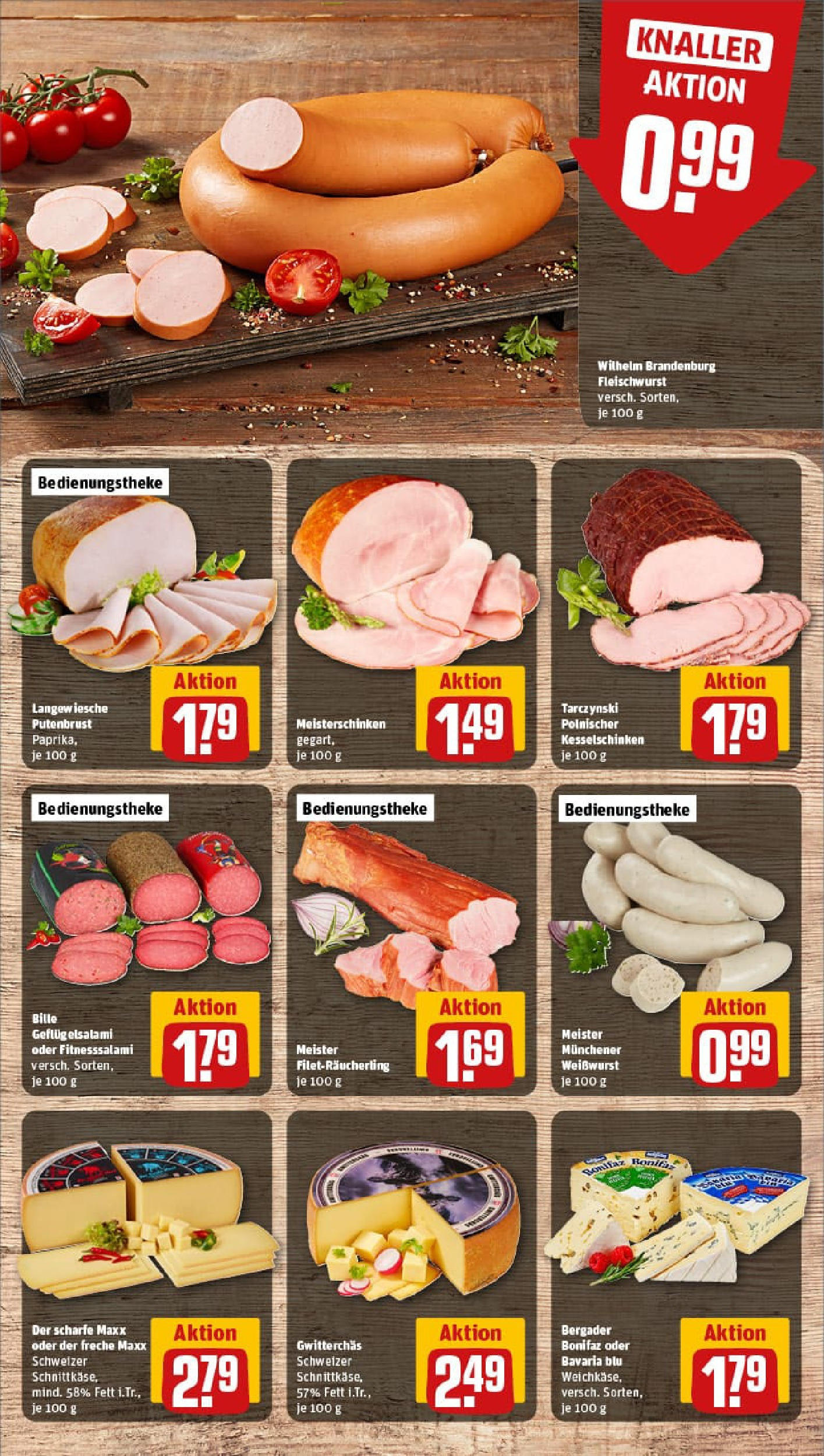 REWE Prospekt ab 24.08.2025 zum Blättern » Angebote | Seite: 9 | Produkte: Weißwurst, Paprika, Salami REWE Prospekt ab 24.08.2025 zum Blättern » Angebote | Seite: 9 | Produkte: Weißwurst, Paprika, Salami