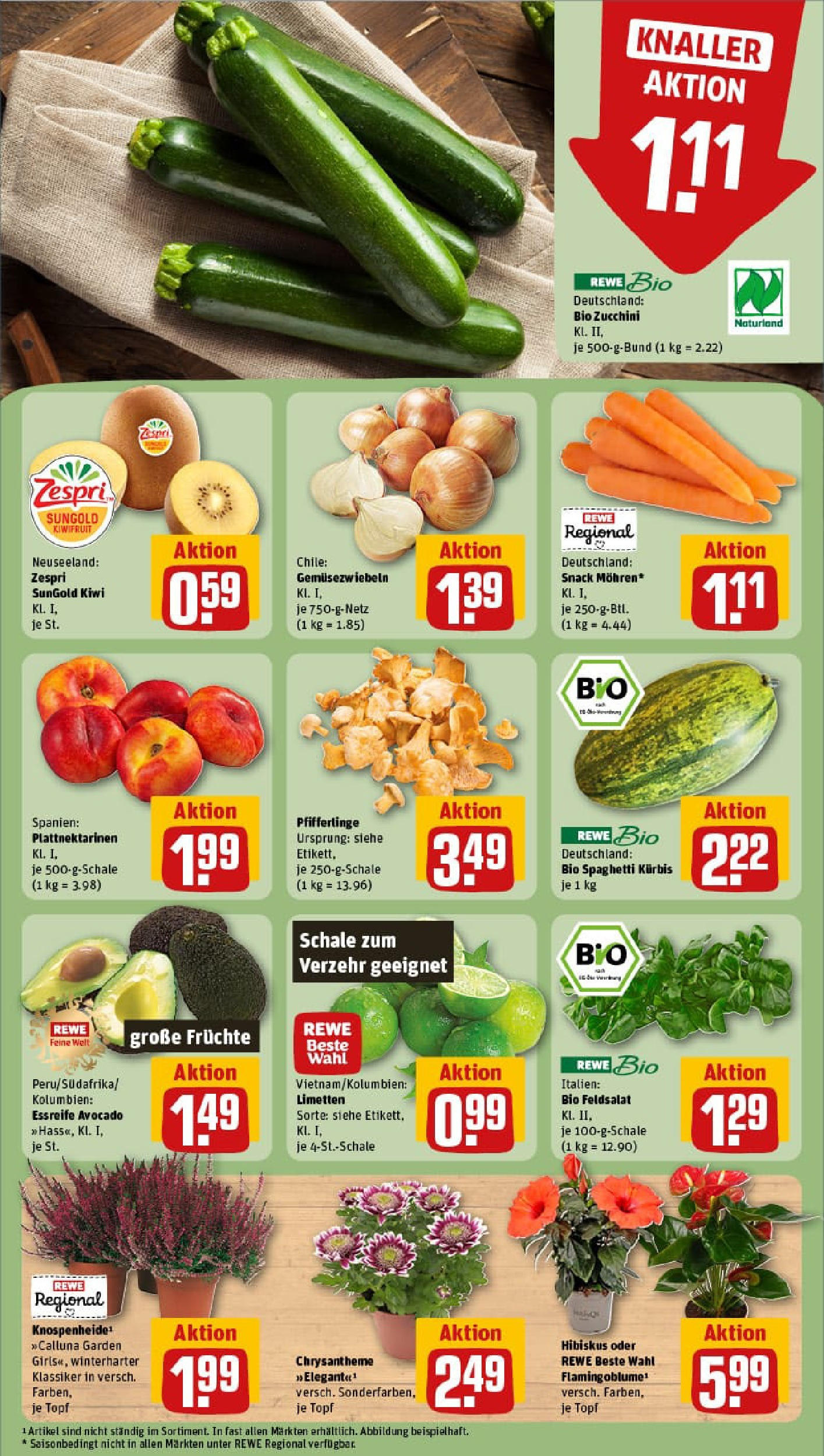 REWE Prospekt ab 24.08.2025 zum Blättern » Angebote | Seite: 9 | Produkte: Limetten, Pfifferlinge, Kürbis, Kiwi REWE Prospekt ab 24.08.2025 zum Blättern » Angebote | Seite: 9 | Produkte: Limetten, Pfifferlinge, Kürbis, Kiwi