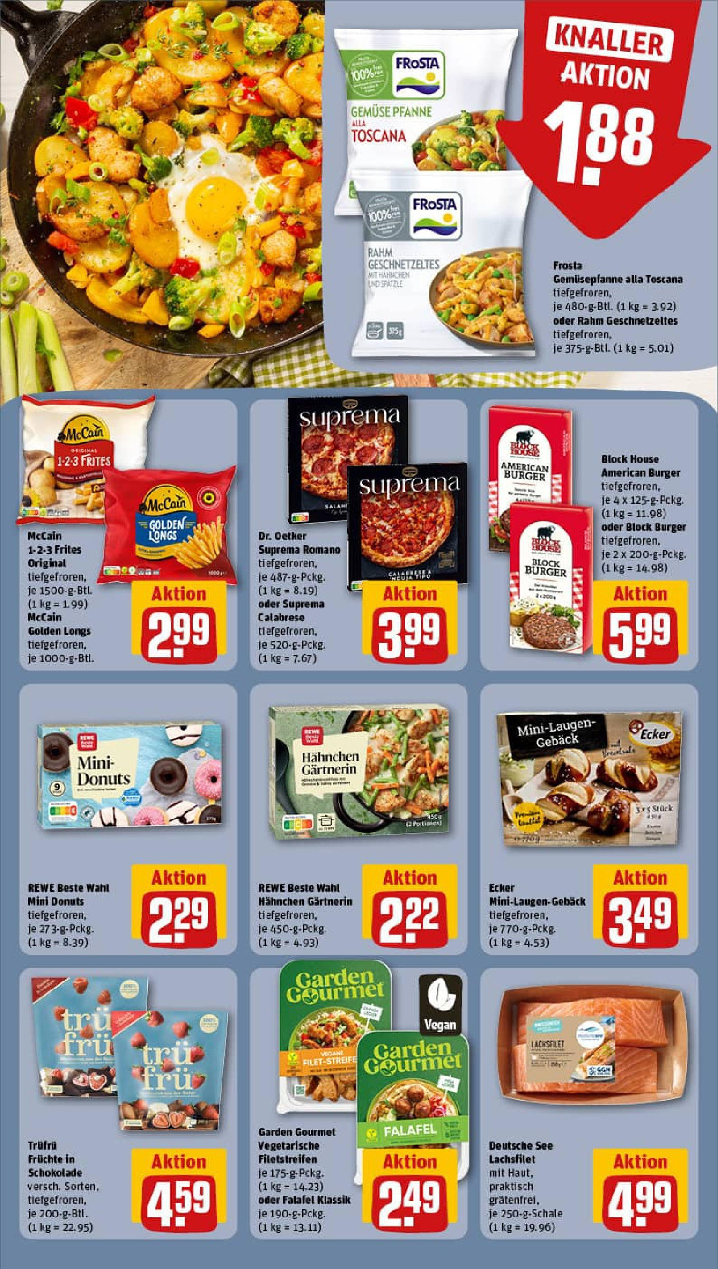 REWE Prospekt ab 24.08.2025 zum Blättern » Angebote | Seite: 12 | Produkte: Burger, McCain, Frosta, Pizza REWE Prospekt ab 24.08.2025 zum Blättern » Angebote | Seite: 12 | Produkte: Burger, McCain, Frosta, Pizza