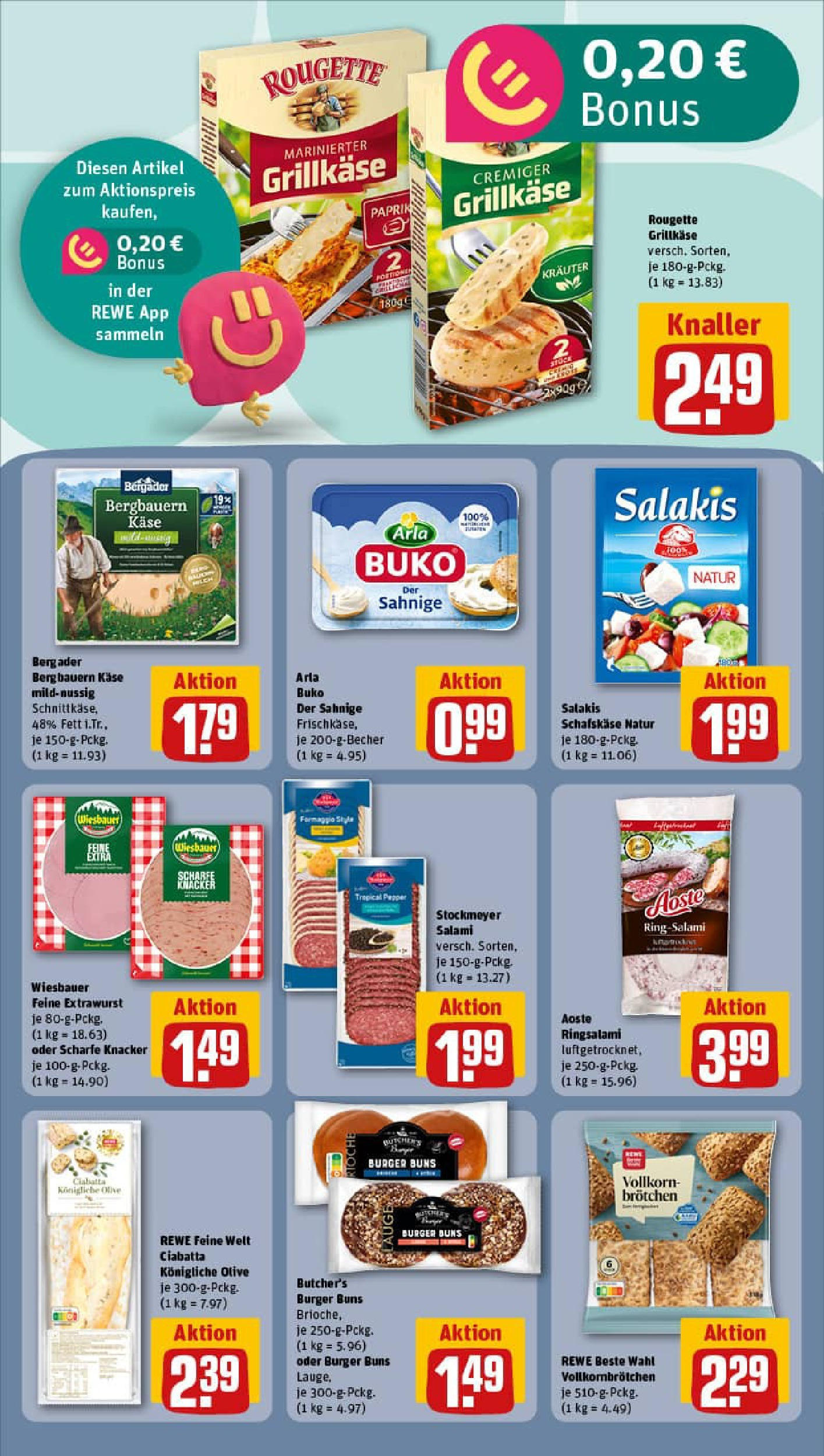 REWE Prospekt ab 24.08.2025 zum Blättern » Angebote | Seite: 10 | Produkte: Grill, Feta, Burger bun, Schafskase REWE Prospekt ab 24.08.2025 zum Blättern » Angebote | Seite: 10 | Produkte: Grill, Feta, Burger bun, Schafskase