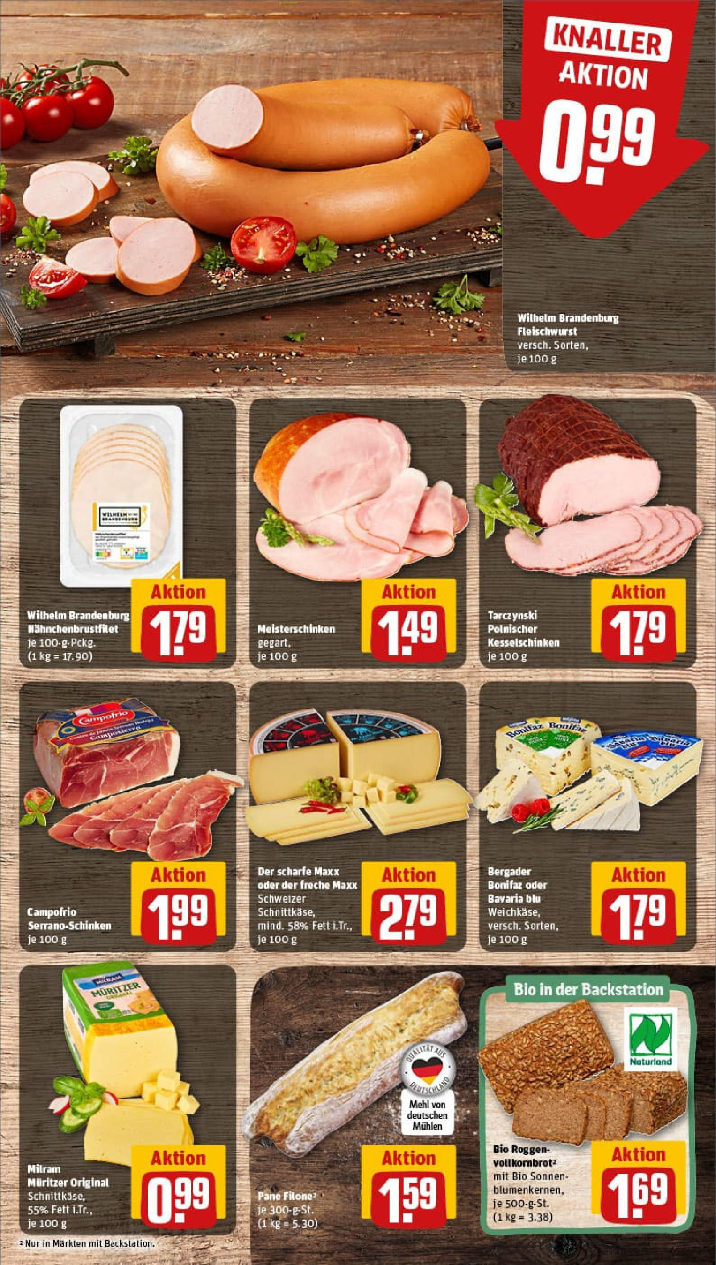 REWE Prospekt ab 24.08.2025 zum Blättern » Angebote | Seite: 9 | Produkte: Mehl, Vollkornbrot, Pane, Milram REWE Prospekt ab 24.08.2025 zum Blättern » Angebote | Seite: 9 | Produkte: Mehl, Vollkornbrot, Pane, Milram