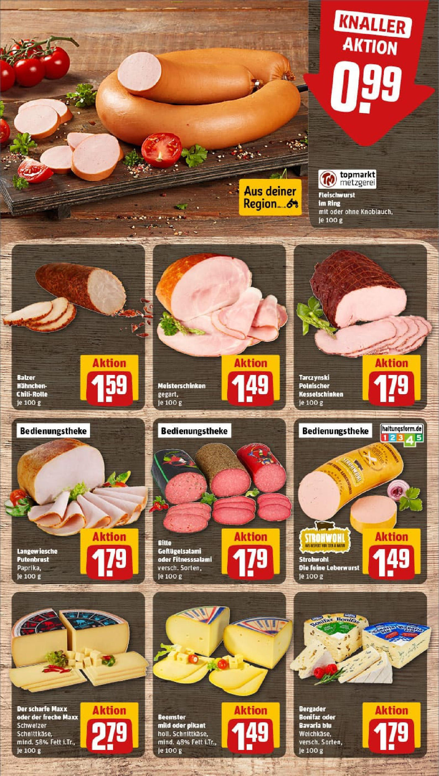 REWE Prospekt ab 24.08.2025 zum Blättern » Angebote | Seite: 11 | Produkte: Hahnchen, Salami REWE Prospekt ab 24.08.2025 zum Blättern » Angebote | Seite: 11 | Produkte: Hahnchen, Salami
