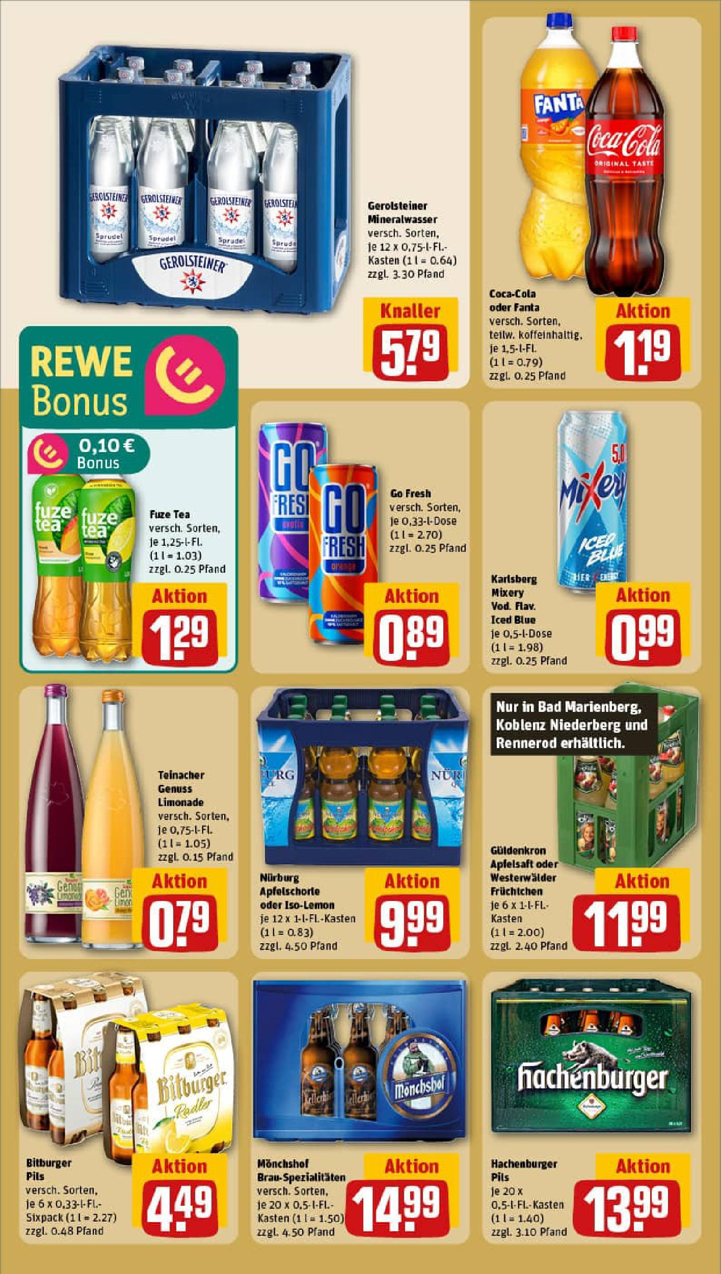 REWE Prospekt ab 24.08.2025 zum Blättern » Angebote | Seite: 18 | Produkte: Fanta, Bad, Mixery, Gerolsteiner REWE Prospekt ab 24.08.2025 zum Blättern » Angebote | Seite: 18 | Produkte: Fanta, Bad, Mixery, Gerolsteiner