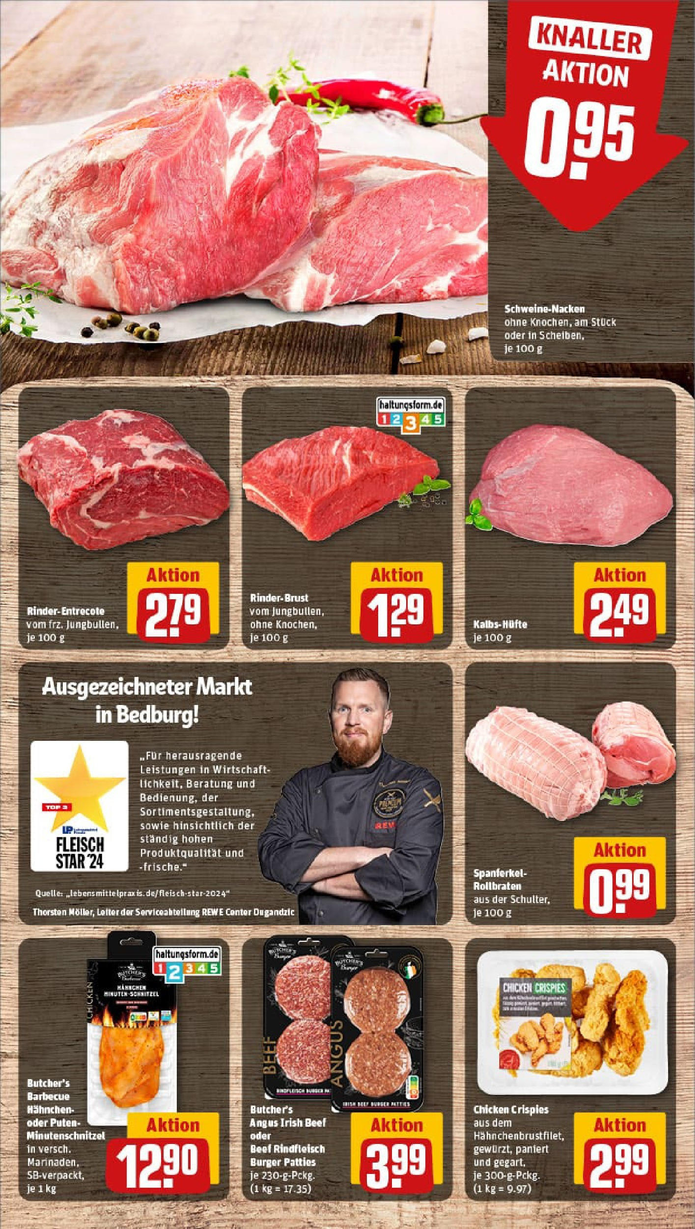 REWE Prospekt ab 24.08.2025 zum Blättern » Angebote | Seite: 10 | Produkte: Top, Burger, Entrecote, Rindfleisch REWE Prospekt ab 24.08.2025 zum Blättern » Angebote | Seite: 10 | Produkte: Top, Burger, Entrecote, Rindfleisch