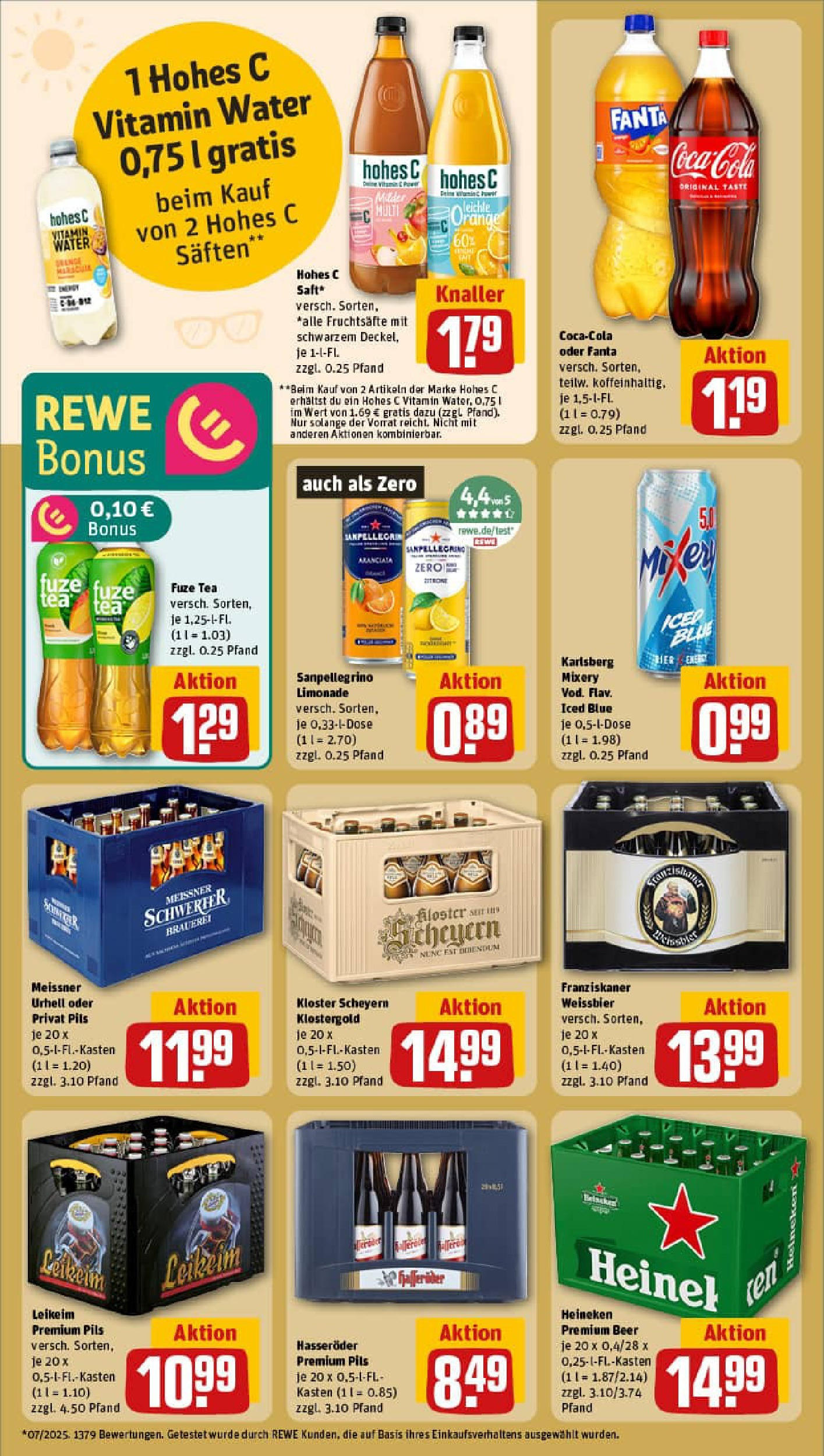 REWE Prospekt ab 24.08.2025 zum Blättern » Angebote | Seite: 20 | Produkte: Fanta, Pils, Hohes c, Hasseröder REWE Prospekt ab 24.08.2025 zum Blättern » Angebote | Seite: 20 | Produkte: Fanta, Pils, Hohes c, Hasseröder