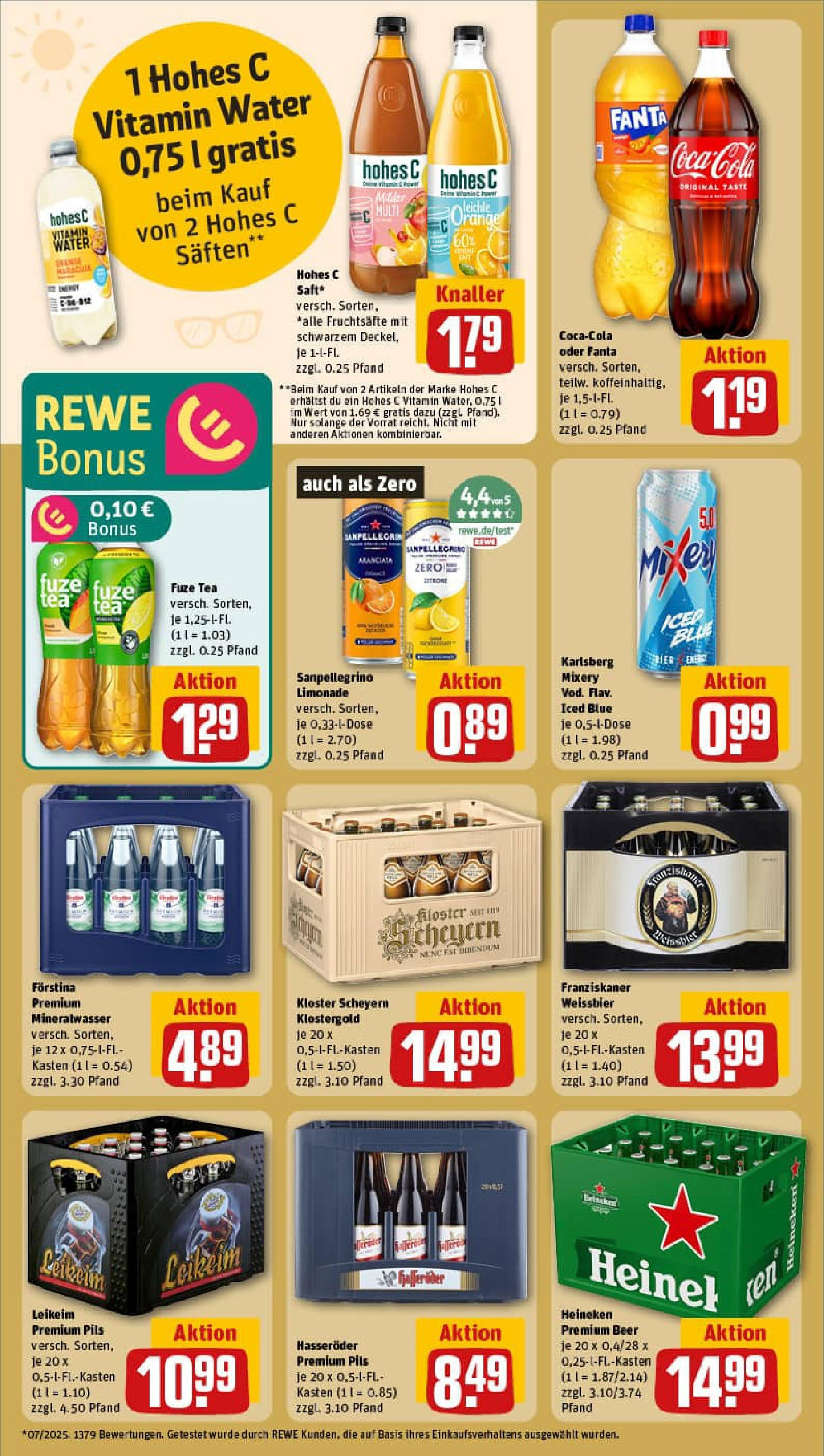 REWE Prospekt ab 24.08.2025 zum Blättern » Angebote | Seite: 20 | Produkte: Fanta, Limonade, Mineralwasser, Mixery REWE Prospekt ab 24.08.2025 zum Blättern » Angebote | Seite: 20 | Produkte: Fanta, Limonade, Mineralwasser, Mixery