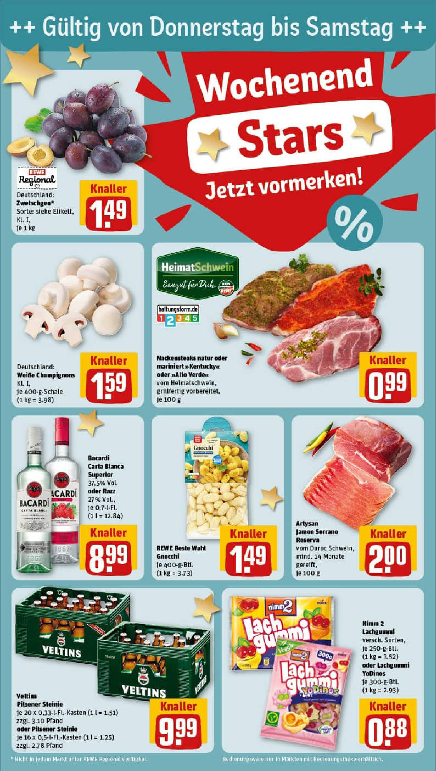 REWE Prospekt ab 24.08.2025 zum Blättern » Angebote | Seite: 28 | Produkte: Nackensteaks, Rum, Champignons, Veltins REWE Prospekt ab 24.08.2025 zum Blättern » Angebote | Seite: 28 | Produkte: Nackensteaks, Rum, Champignons, Veltins