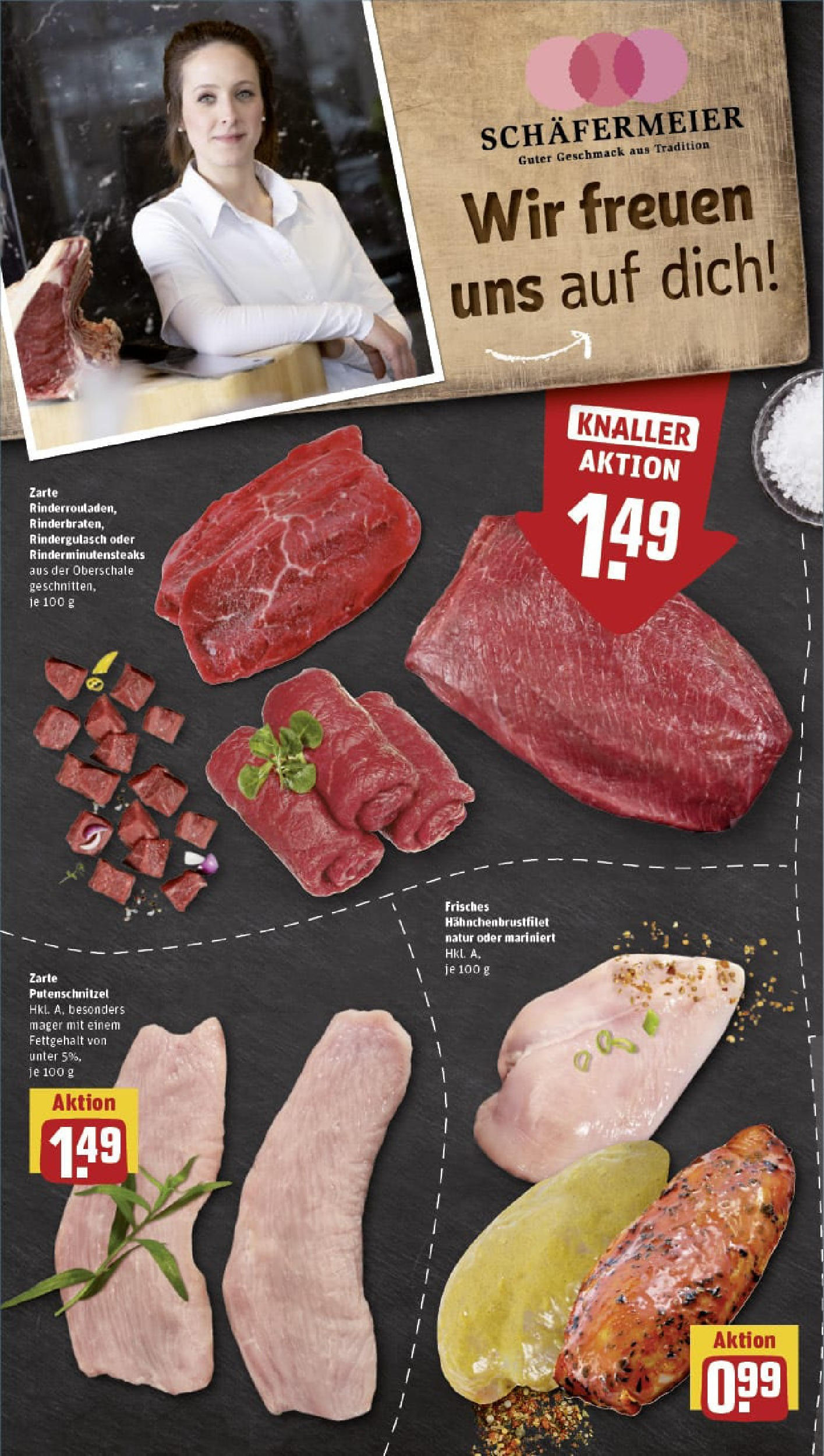 REWE Prospekt ab 24.08.2025 zum Blättern » Angebote | Seite: 6 | Produkte: Rindergulasch, Putenschnitzel REWE Prospekt ab 24.08.2025 zum Blättern » Angebote | Seite: 6 | Produkte: Rindergulasch, Putenschnitzel