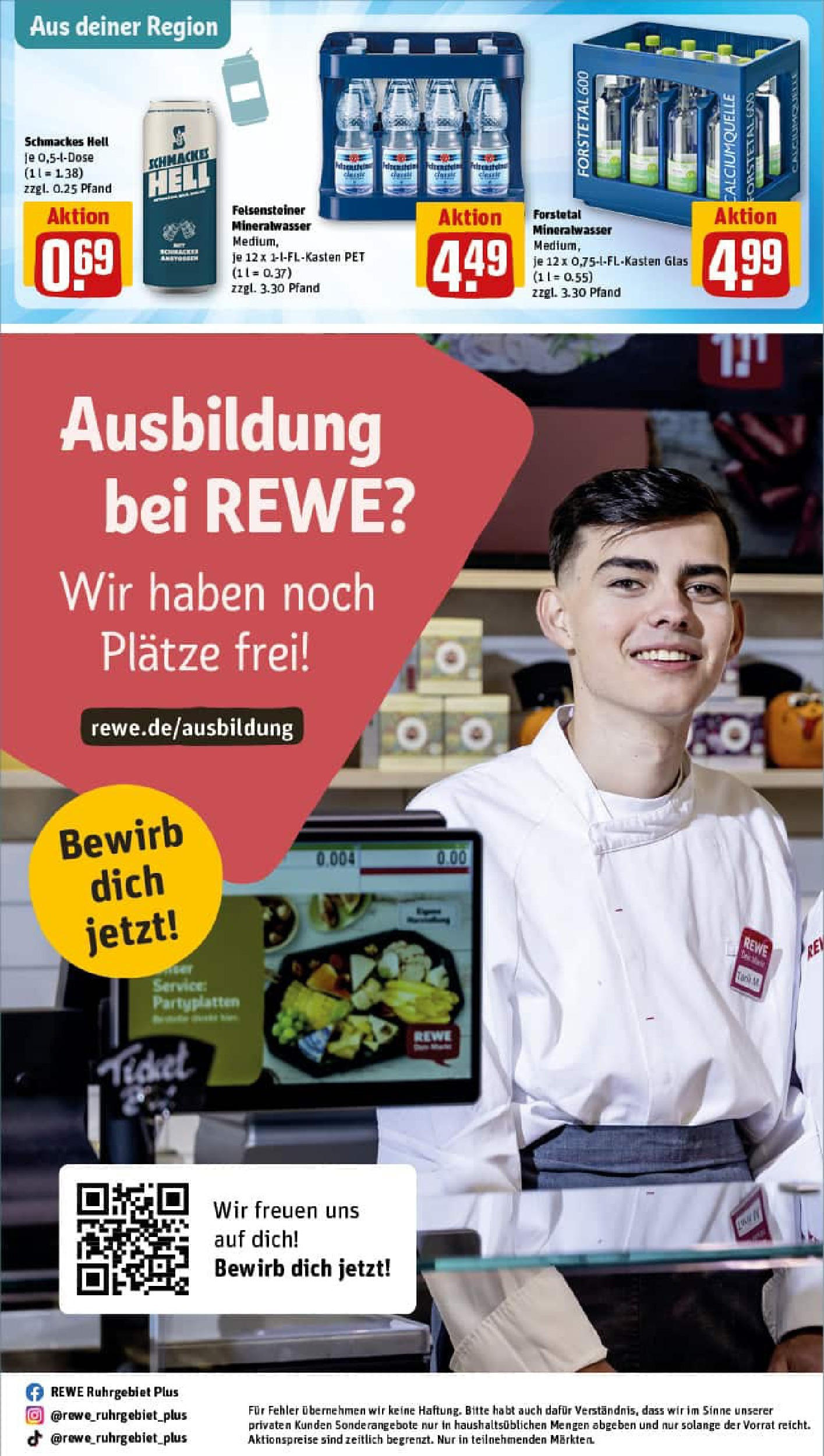 REWE Prospekt ab 24.08.2025 zum Blättern » Angebote | Seite: 39 | Produkte: Mineralwasser REWE Prospekt ab 24.08.2025 zum Blättern » Angebote | Seite: 39 | Produkte: Mineralwasser