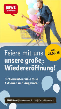 Rewe prospekt Finnentrop	 gültig ab dem 24.08.2025
