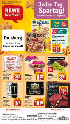 Rewe prospekt Duisburg	 gültig ab dem 24.08.2025