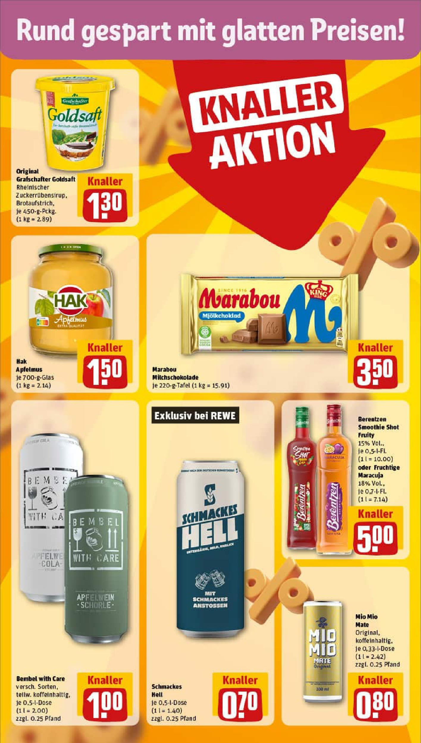 REWE Prospekt ab 24.08.2025 zum Blättern » Angebote | Seite: 6 | Produkte: Cola, Mio mio mate, Berentzen REWE Prospekt ab 24.08.2025 zum Blättern » Angebote | Seite: 6 | Produkte: Cola, Mio mio mate, Berentzen