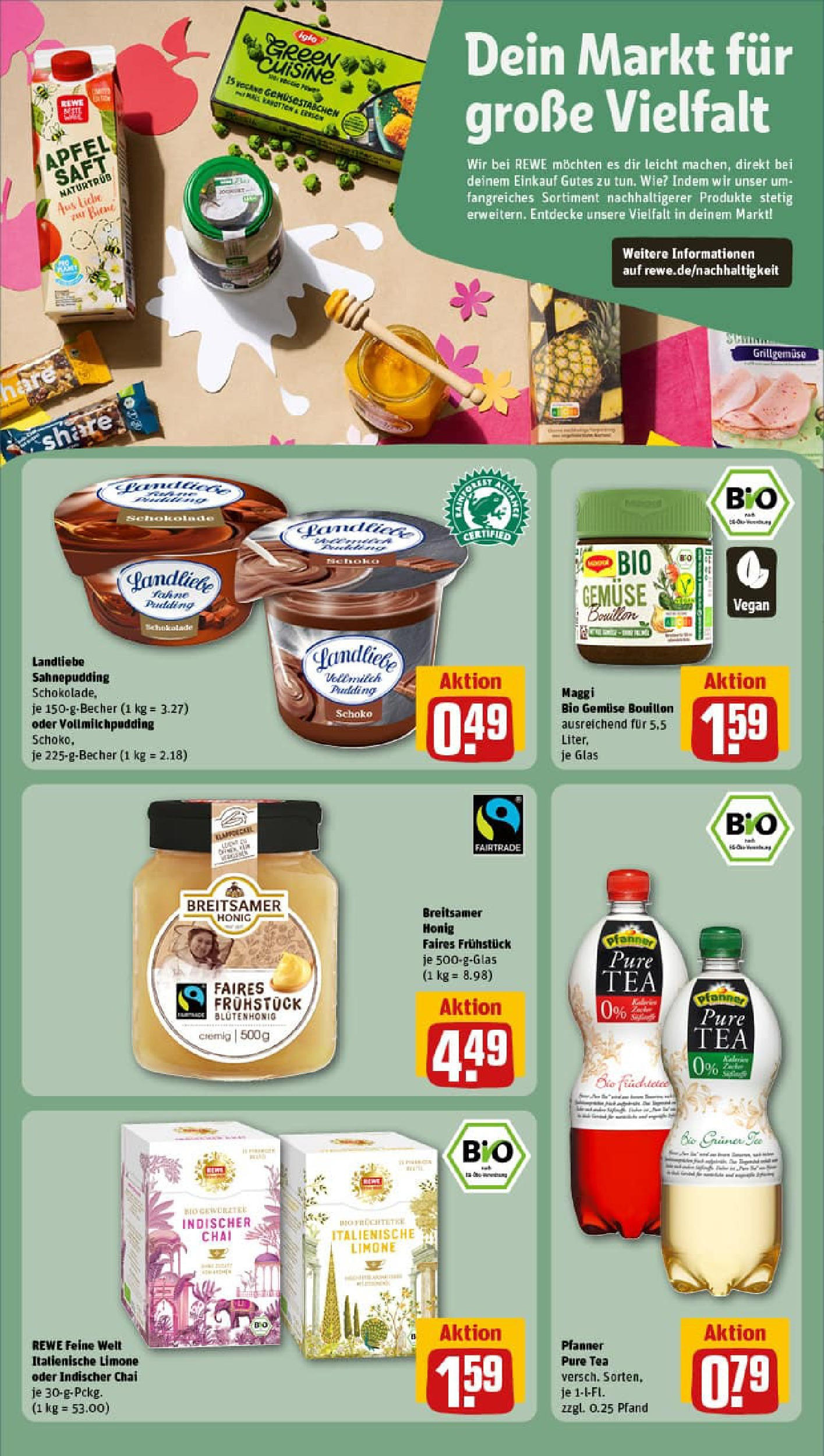 REWE Prospekt ab 24.08.2025 zum Blättern » Angebote | Seite: 15 | Produkte: Schokolade, Äpfel, Pudding, Saft REWE Prospekt ab 24.08.2025 zum Blättern » Angebote | Seite: 15 | Produkte: Schokolade, Äpfel, Pudding, Saft