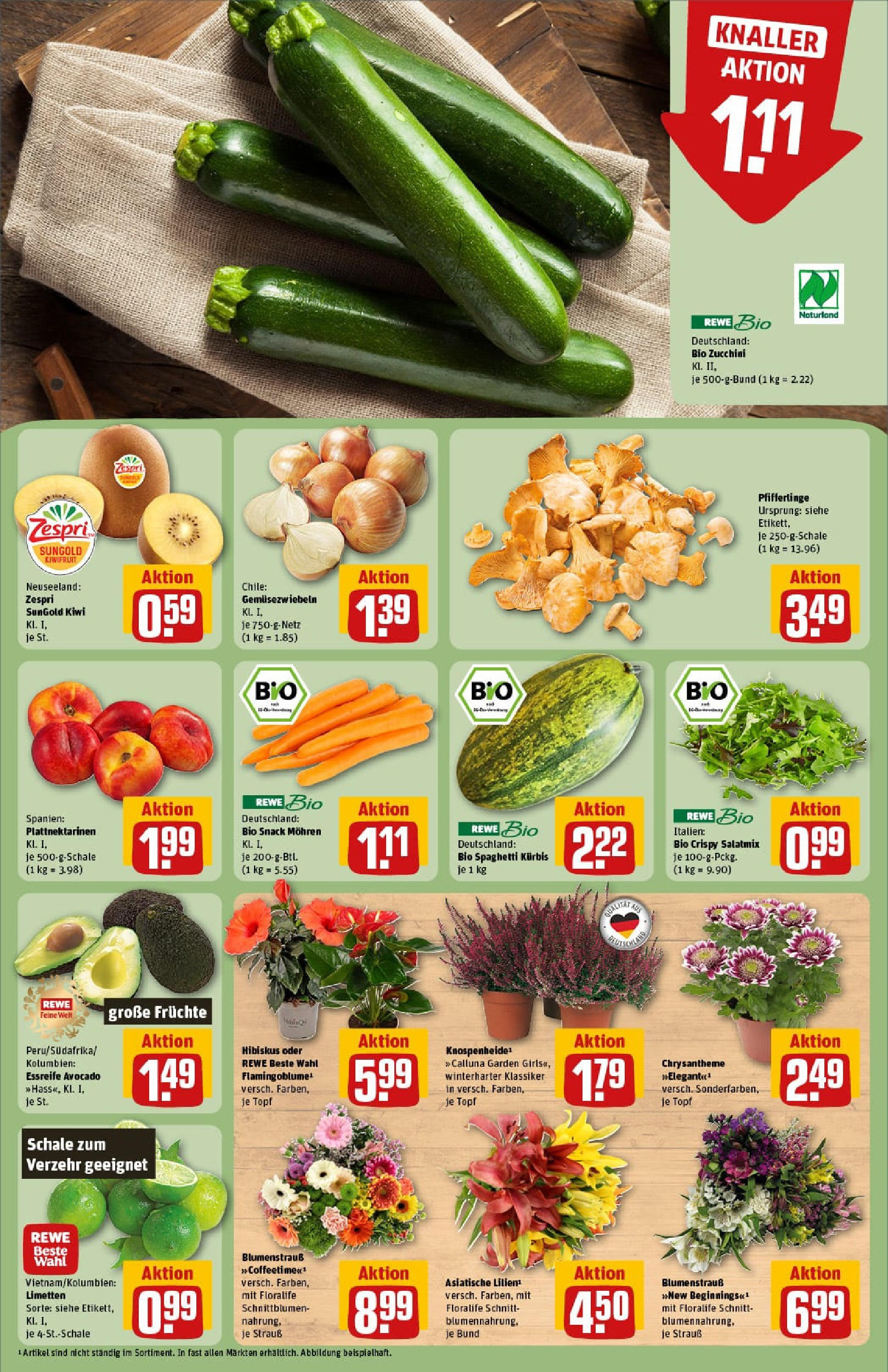 REWE Prospekt ab 24.08.2025 zum Blättern » Angebote | Seite: 7 | Produkte: Mohren, Avocado, Pfifferlinge, Zucchini REWE Prospekt ab 24.08.2025 zum Blättern » Angebote | Seite: 7 | Produkte: Mohren, Avocado, Pfifferlinge, Zucchini