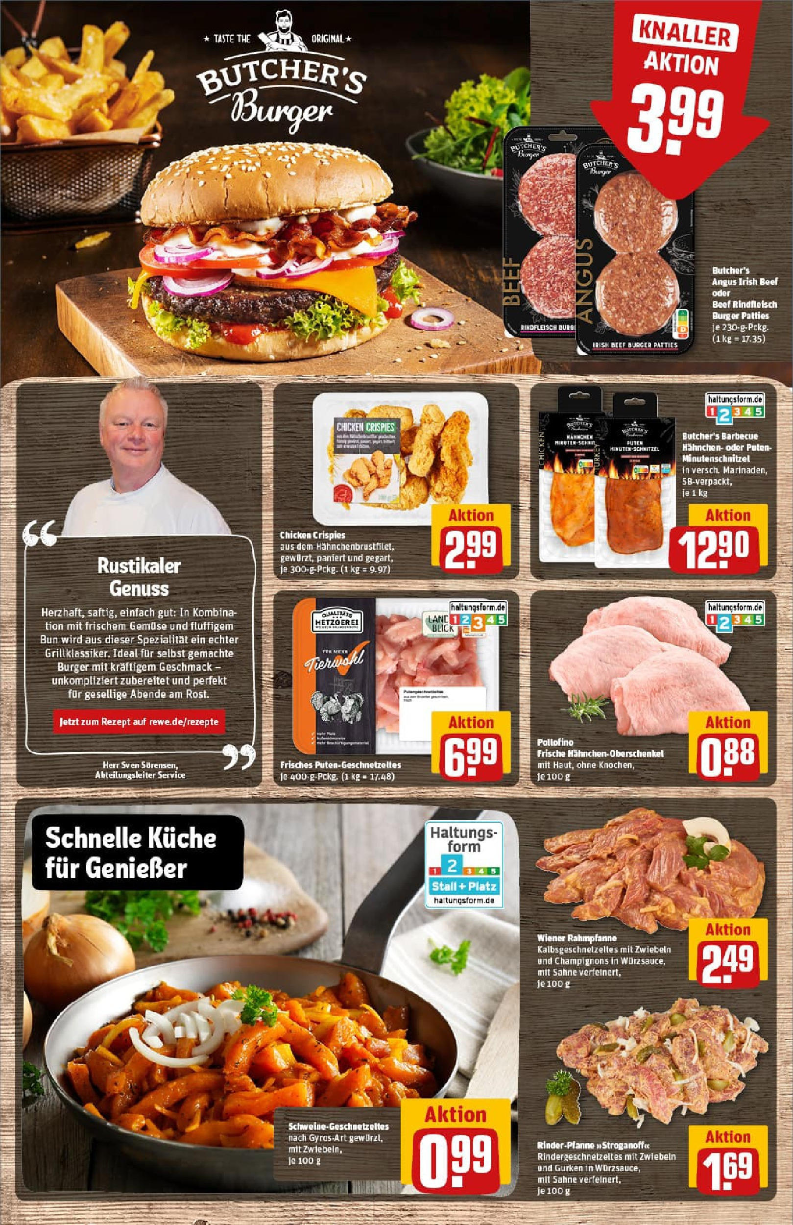 REWE Prospekt ab 24.08.2025 zum Blättern » Angebote | Seite: 8 | Produkte: Hahnchen, Champignons, Gemüse, Rindfleisch REWE Prospekt ab 24.08.2025 zum Blättern » Angebote | Seite: 8 | Produkte: Hahnchen, Champignons, Gemüse, Rindfleisch
