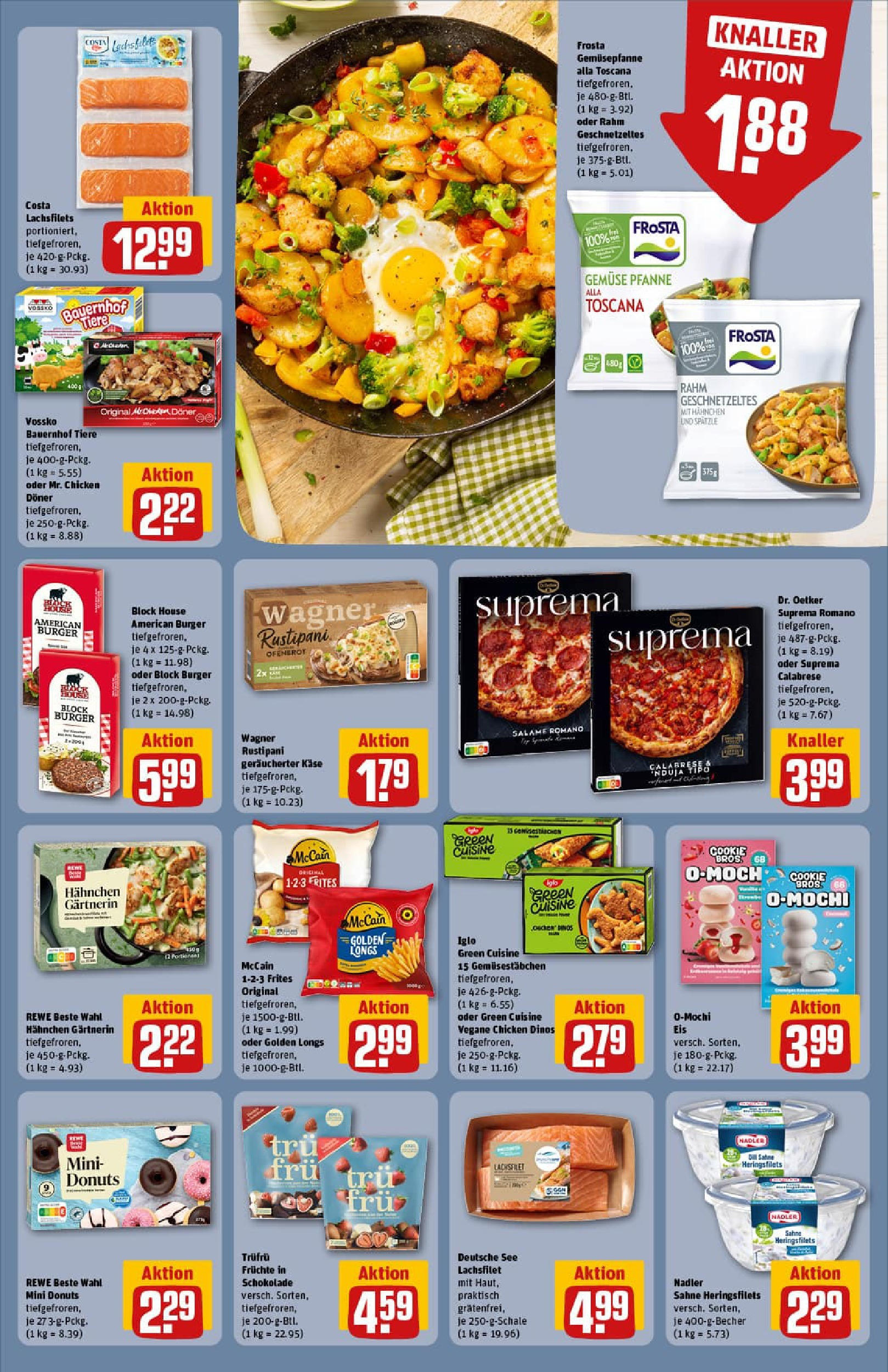 REWE Prospekt ab 24.08.2025 zum Blättern » Angebote | Seite: 15 | Produkte: Hahnchen, Donuts, Dill, Sahne REWE Prospekt ab 24.08.2025 zum Blättern » Angebote | Seite: 15 | Produkte: Hahnchen, Donuts, Dill, Sahne