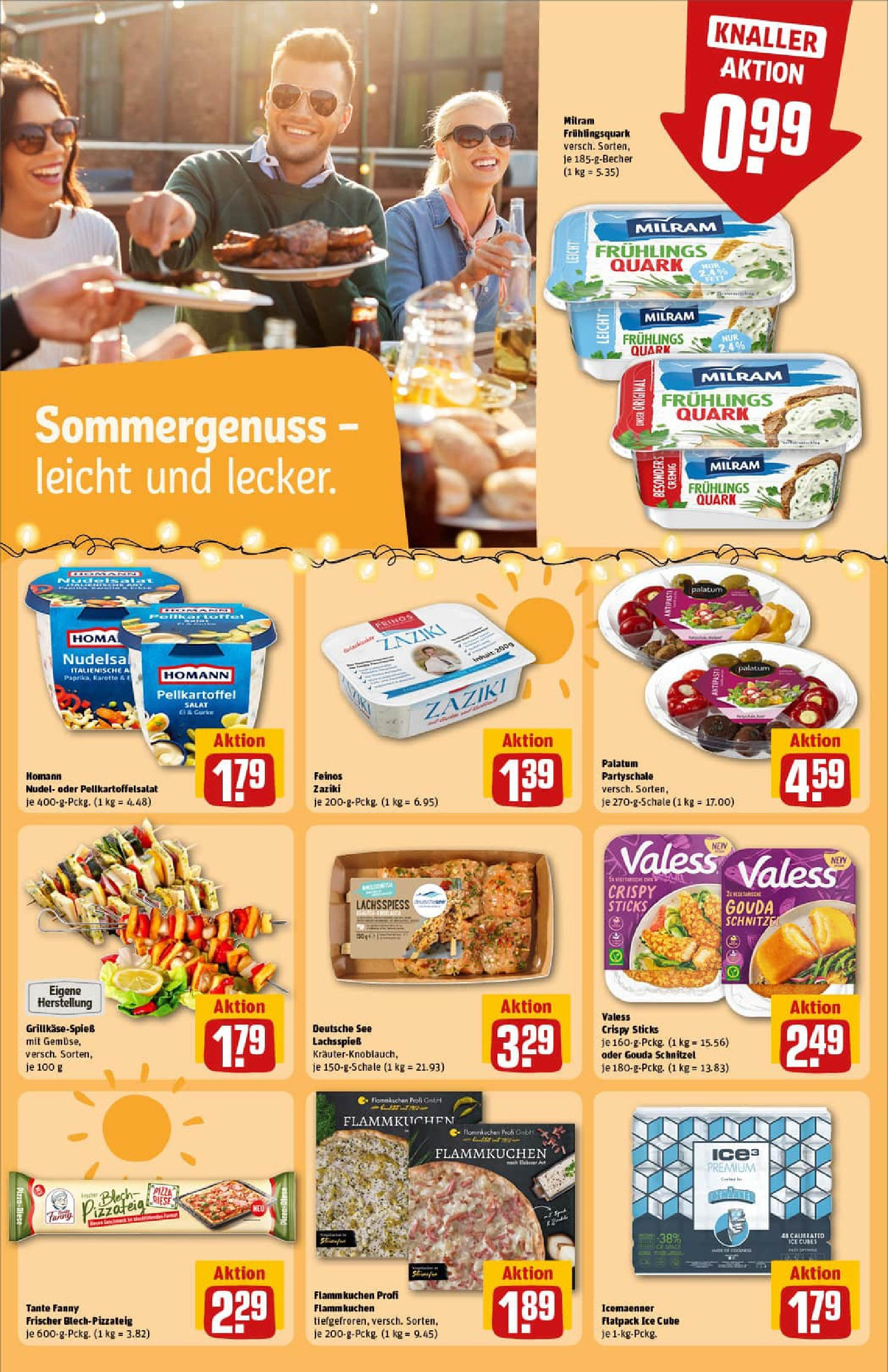 REWE Prospekt ab 24.08.2025 zum Blättern » Angebote | Seite: 18 | Produkte: Gouda, Milram, Kuchen, Salat REWE Prospekt ab 24.08.2025 zum Blättern » Angebote | Seite: 18 | Produkte: Gouda, Milram, Kuchen, Salat