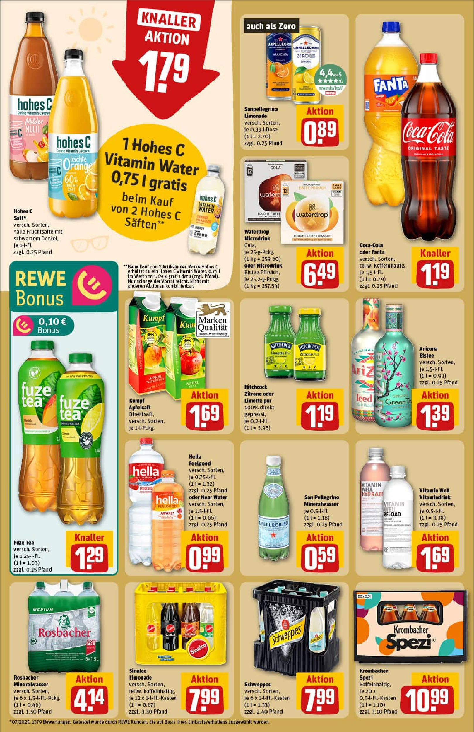 REWE Prospekt ab 24.08.2025 zum Blättern » Angebote | Seite: 20 | Produkte: Schweppes, Pfirsich, Limette, Krombacher REWE Prospekt ab 24.08.2025 zum Blättern » Angebote | Seite: 20 | Produkte: Schweppes, Pfirsich, Limette, Krombacher