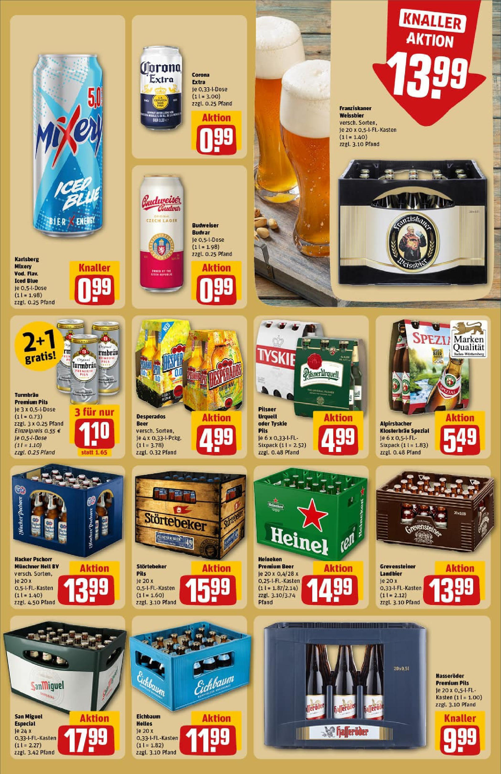 REWE Prospekt ab 24.08.2025 zum Blättern » Angebote | Seite: 21 | Produkte: Tyskie, Weißbier, Mixery, Hasseröder REWE Prospekt ab 24.08.2025 zum Blättern » Angebote | Seite: 21 | Produkte: Tyskie, Weißbier, Mixery, Hasseröder