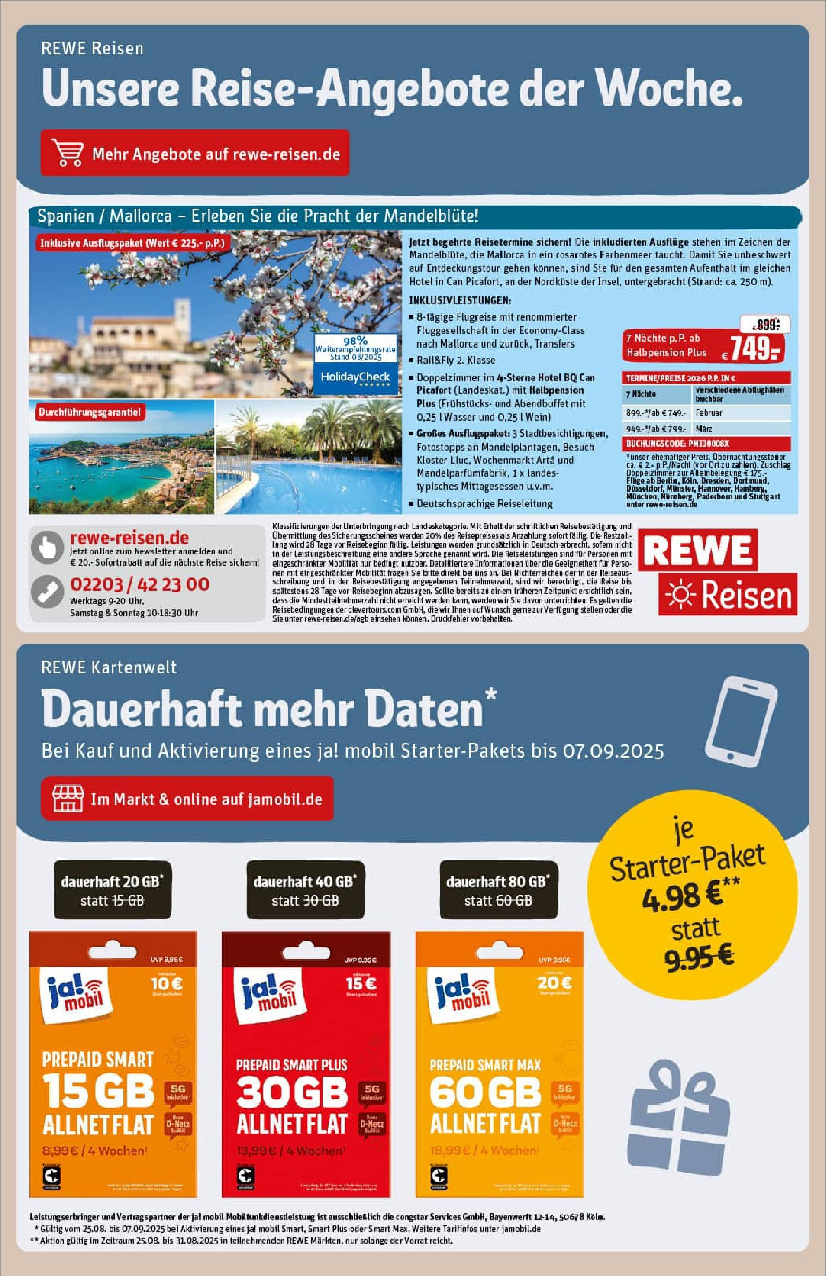 REWE Prospekt ab 24.08.2025 zum Blättern » Angebote | Seite: 30 | Produkte: Wasser, Wein, Uhr