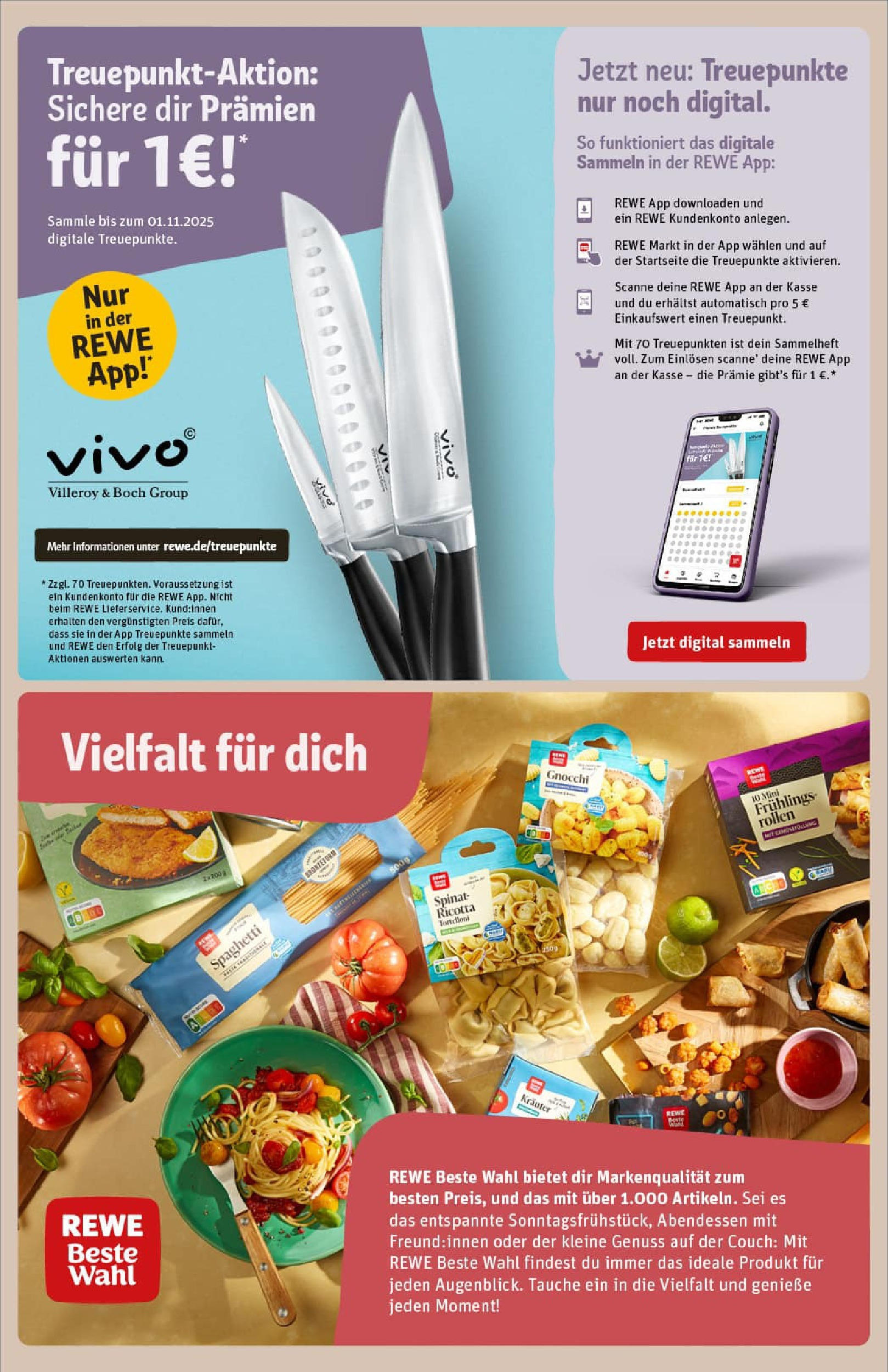 REWE Prospekt ab 24.08.2025 zum Blättern » Angebote | Seite: 31 | Produkte: Vivo, Couch