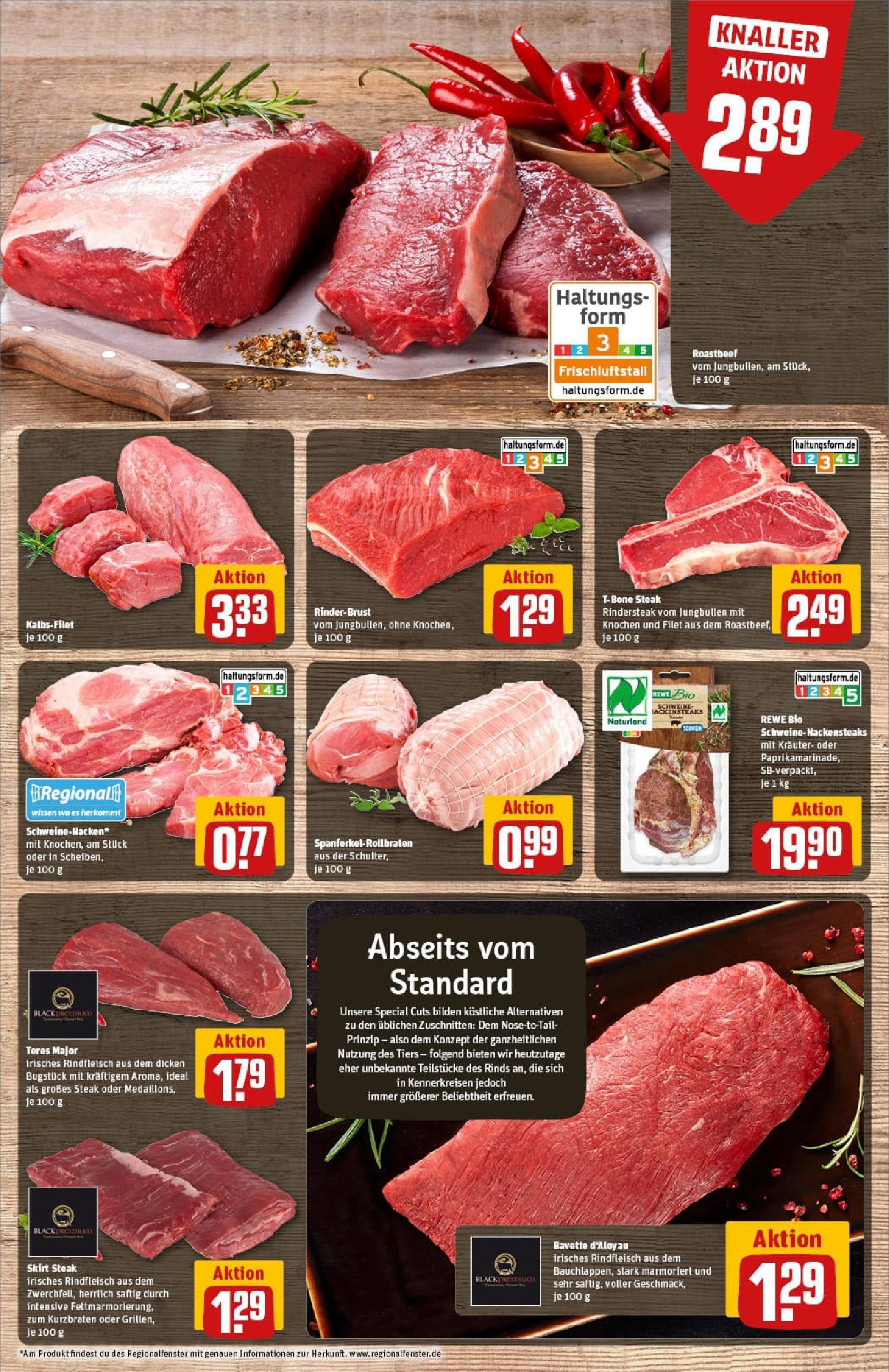 REWE Prospekt ab 24.08.2025 zum Blättern » Angebote | Seite: 9 | Produkte: Nackensteaks, Roastbeef, Rindfleisch, Steak REWE Prospekt ab 24.08.2025 zum Blättern » Angebote | Seite: 9 | Produkte: Nackensteaks, Roastbeef, Rindfleisch, Steak