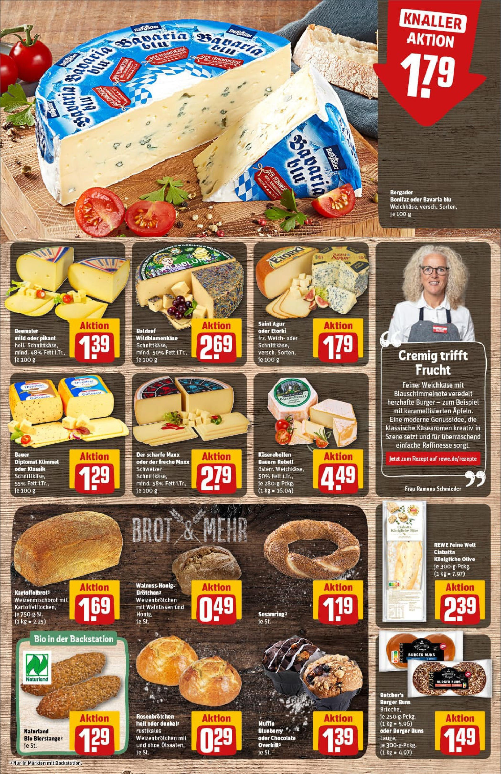 REWE Prospekt ab 24.08.2025 zum Blättern » Angebote | Seite: 11 | Produkte: Burger, Brot REWE Prospekt ab 24.08.2025 zum Blättern » Angebote | Seite: 11 | Produkte: Burger, Brot