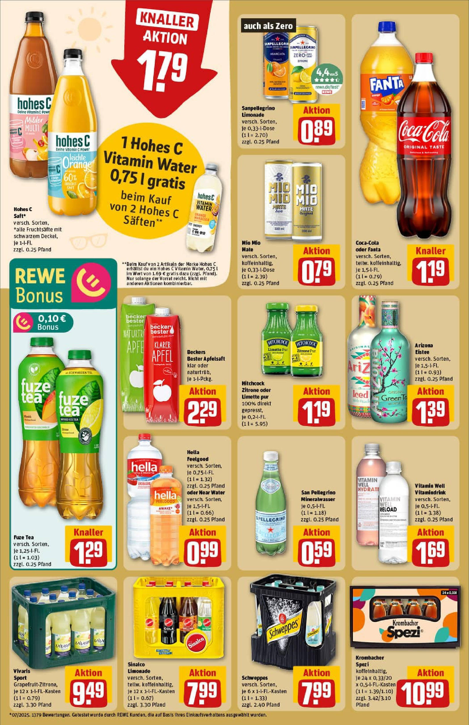 REWE Prospekt ab 24.08.2025 zum Blättern » Angebote | Seite: 18 | Produkte: Äpfel, Mio mio mate, Apfelsaft, Apple REWE Prospekt ab 24.08.2025 zum Blättern » Angebote | Seite: 18 | Produkte: Äpfel, Mio mio mate, Apfelsaft, Apple