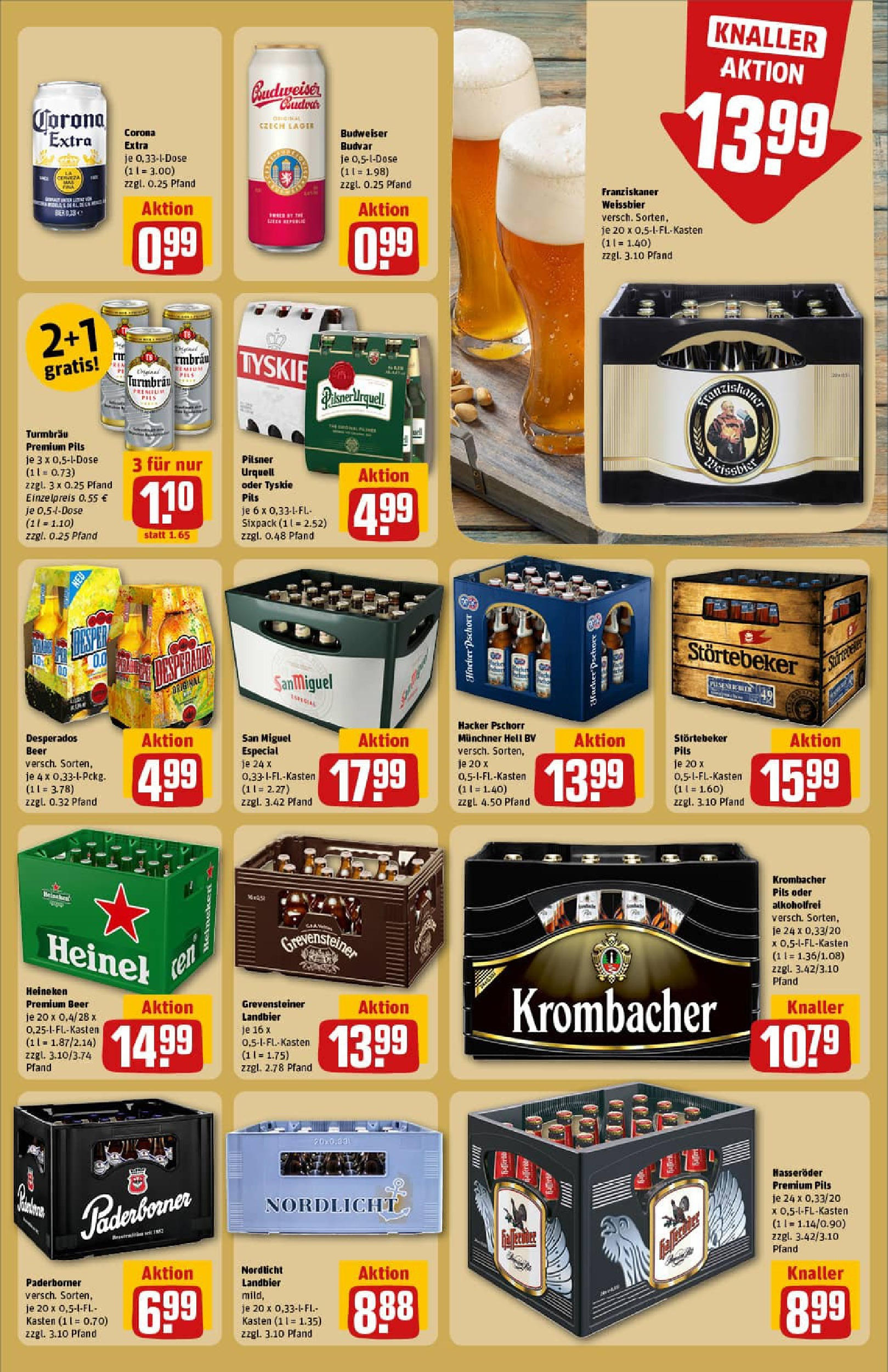 REWE Prospekt ab 24.08.2025 zum Blättern » Angebote | Seite: 17 | Produkte: Franziskaner, Weißbier, Desperados, Hasseröder REWE Prospekt ab 24.08.2025 zum Blättern » Angebote | Seite: 17 | Produkte: Franziskaner, Weißbier, Desperados, Hasseröder