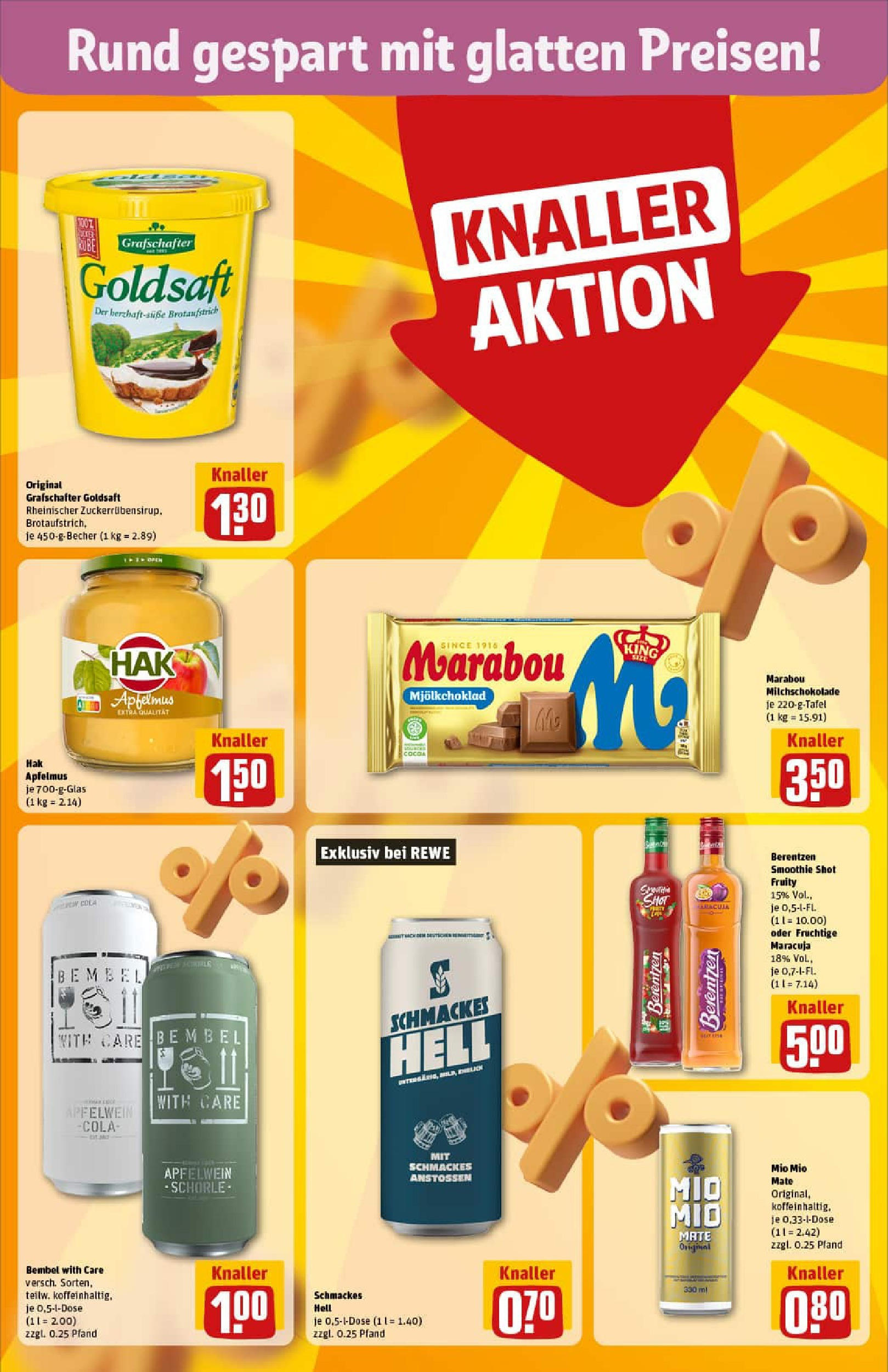 REWE Prospekt ab 24.08.2025 zum Blättern » Angebote | Seite: 6 | Produkte: Cola, Mio mio mate, Berentzen