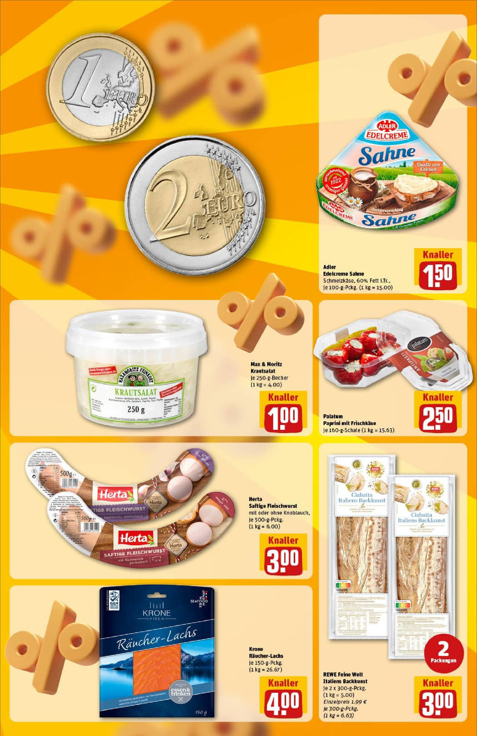 REWE Prospekt ab 24.08.2025 zum Blättern » Angebote | Seite: 7 | Produkte: Fisch, Räucherlachs, Sahne, Frischkase