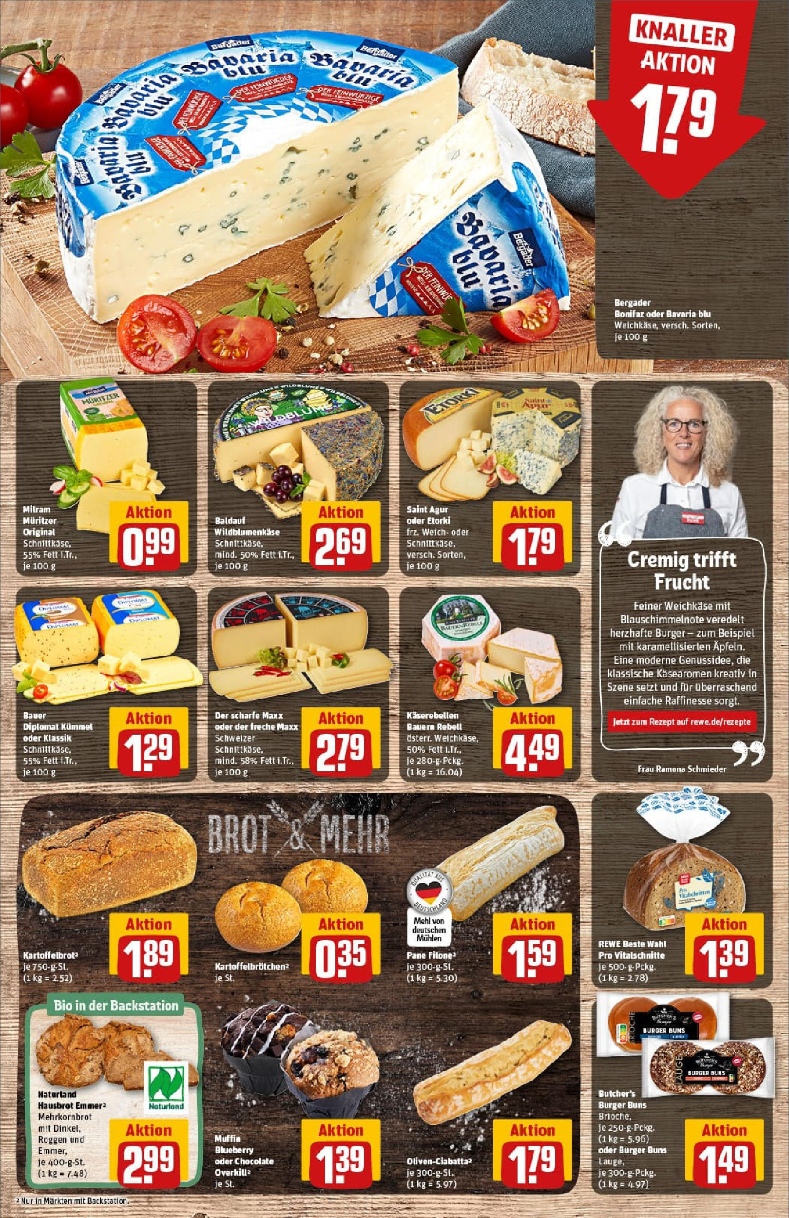 REWE Prospekt ab 24.08.2025 zum Blättern » Angebote | Seite: 11 | Produkte: Mehl, Pane, Burger, Milram REWE Prospekt ab 24.08.2025 zum Blättern » Angebote | Seite: 11 | Produkte: Mehl, Pane, Burger, Milram