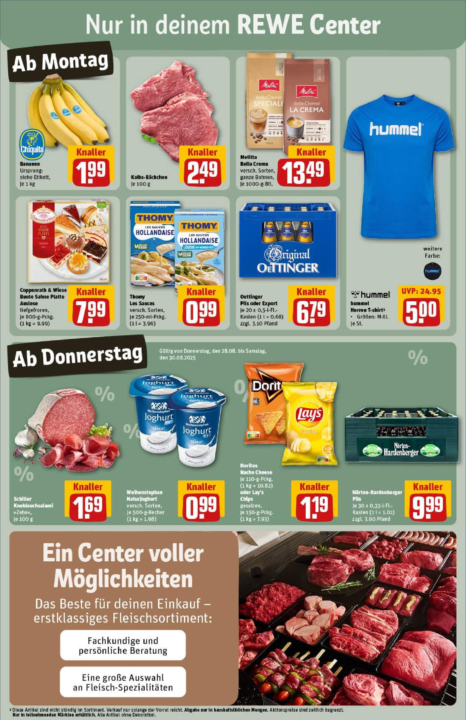 REWE Prospekt ab 24.08.2025 zum Blättern » Angebote | Seite: 3 | Produkte: Melitta, T-Shirt, Joghurt, Oettinger REWE Prospekt ab 24.08.2025 zum Blättern » Angebote | Seite: 3 | Produkte: Melitta, T-Shirt, Joghurt, Oettinger