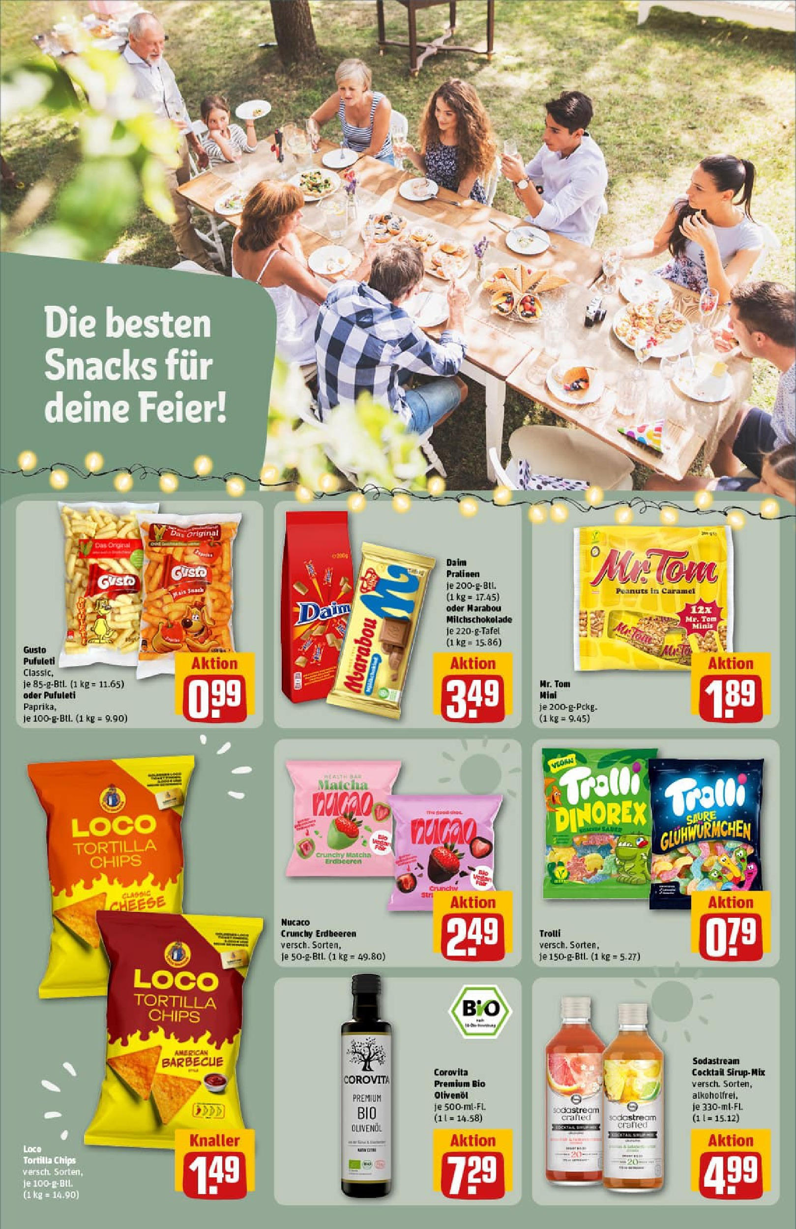 REWE Prospekt ab 24.08.2025 zum Blättern » Angebote | Seite: 18 | Produkte: Olivenol, Erdbeeren, Chips, Sodastream REWE Prospekt ab 24.08.2025 zum Blättern » Angebote | Seite: 18 | Produkte: Olivenol, Erdbeeren, Chips, Sodastream