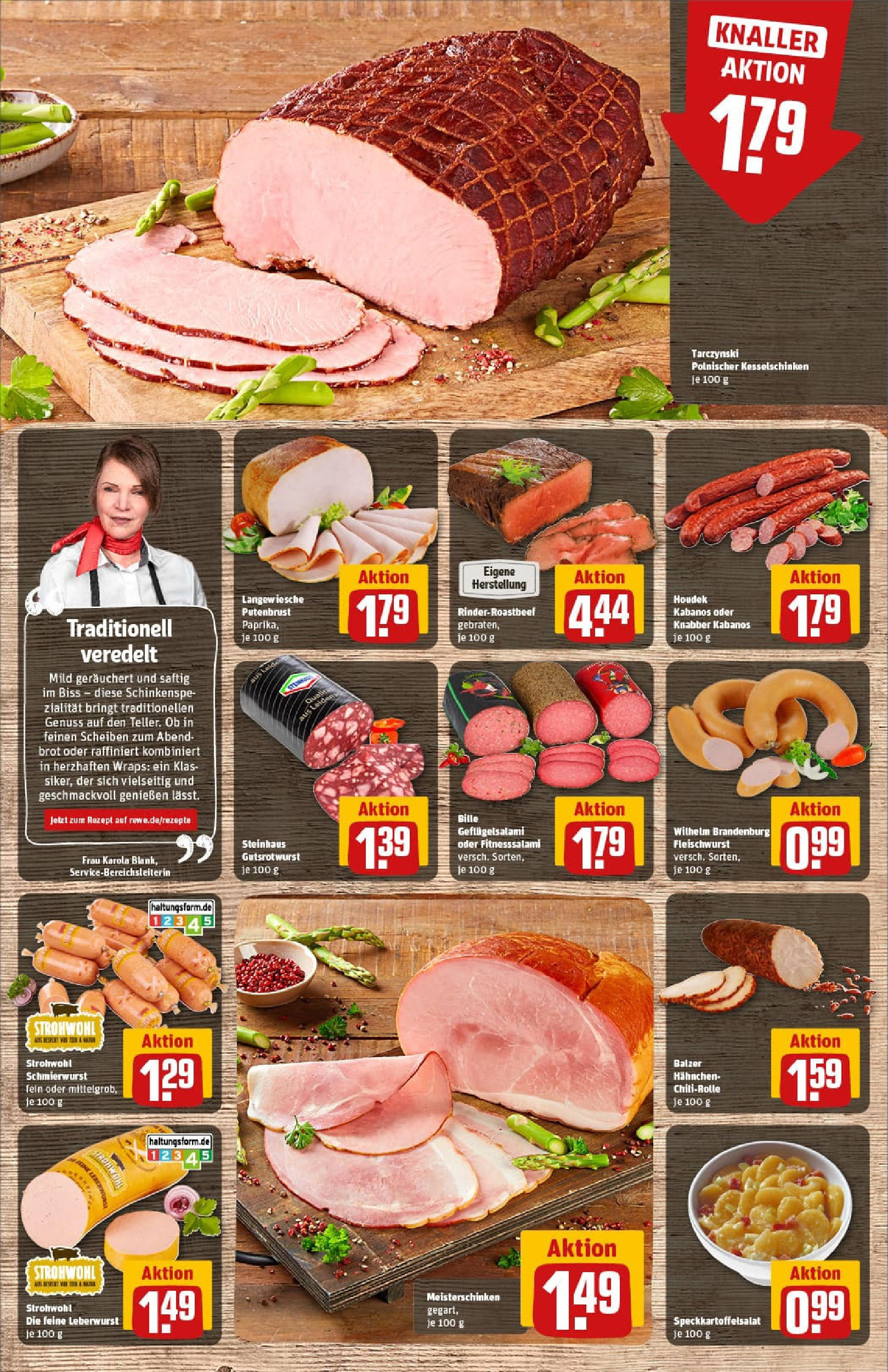 REWE Prospekt ab 24.08.2025 zum Blättern » Angebote | Seite: 14 | Produkte: Hahnchen, Paprika, Brot