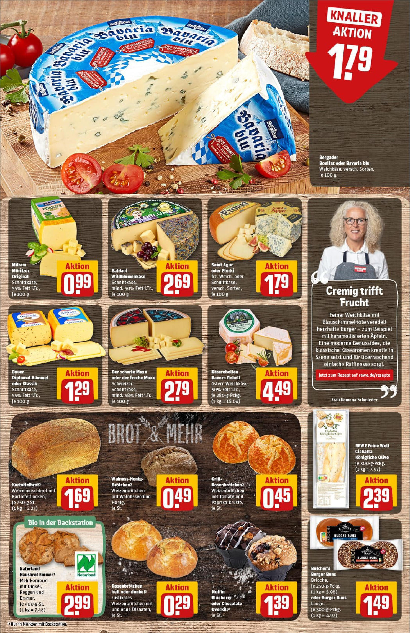 REWE Prospekt ab 24.08.2025 zum Blättern » Angebote | Seite: 11 | Produkte: Grill, Burger, Milram, Brot REWE Prospekt ab 24.08.2025 zum Blättern » Angebote | Seite: 11 | Produkte: Grill, Burger, Milram, Brot