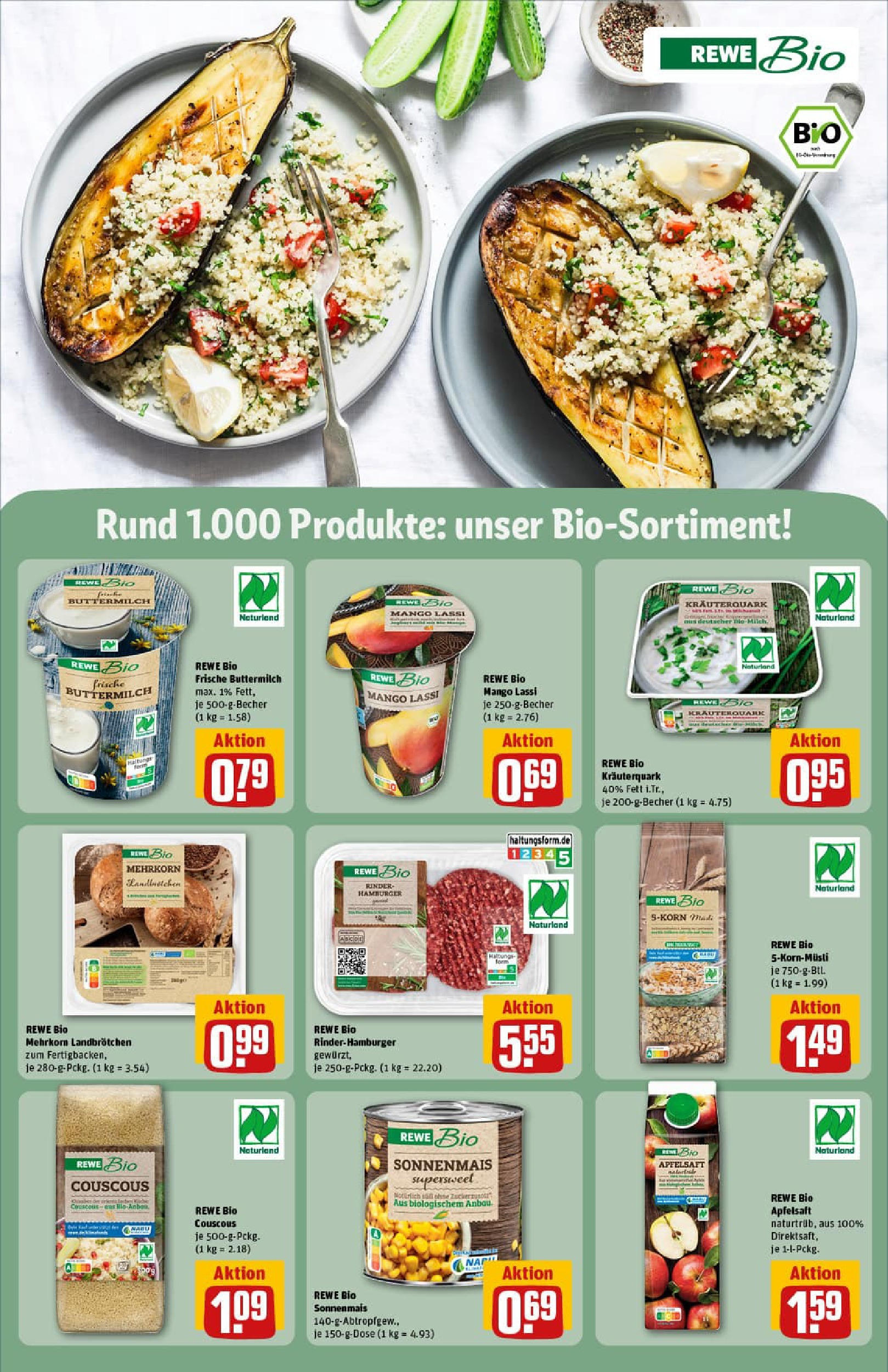 REWE Prospekt ab 24.08.2025 zum Blättern » Angebote | Seite: 14 | Produkte: Buttermilch, Quark, Apple, Mango REWE Prospekt ab 24.08.2025 zum Blättern » Angebote | Seite: 14 | Produkte: Buttermilch, Quark, Apple, Mango