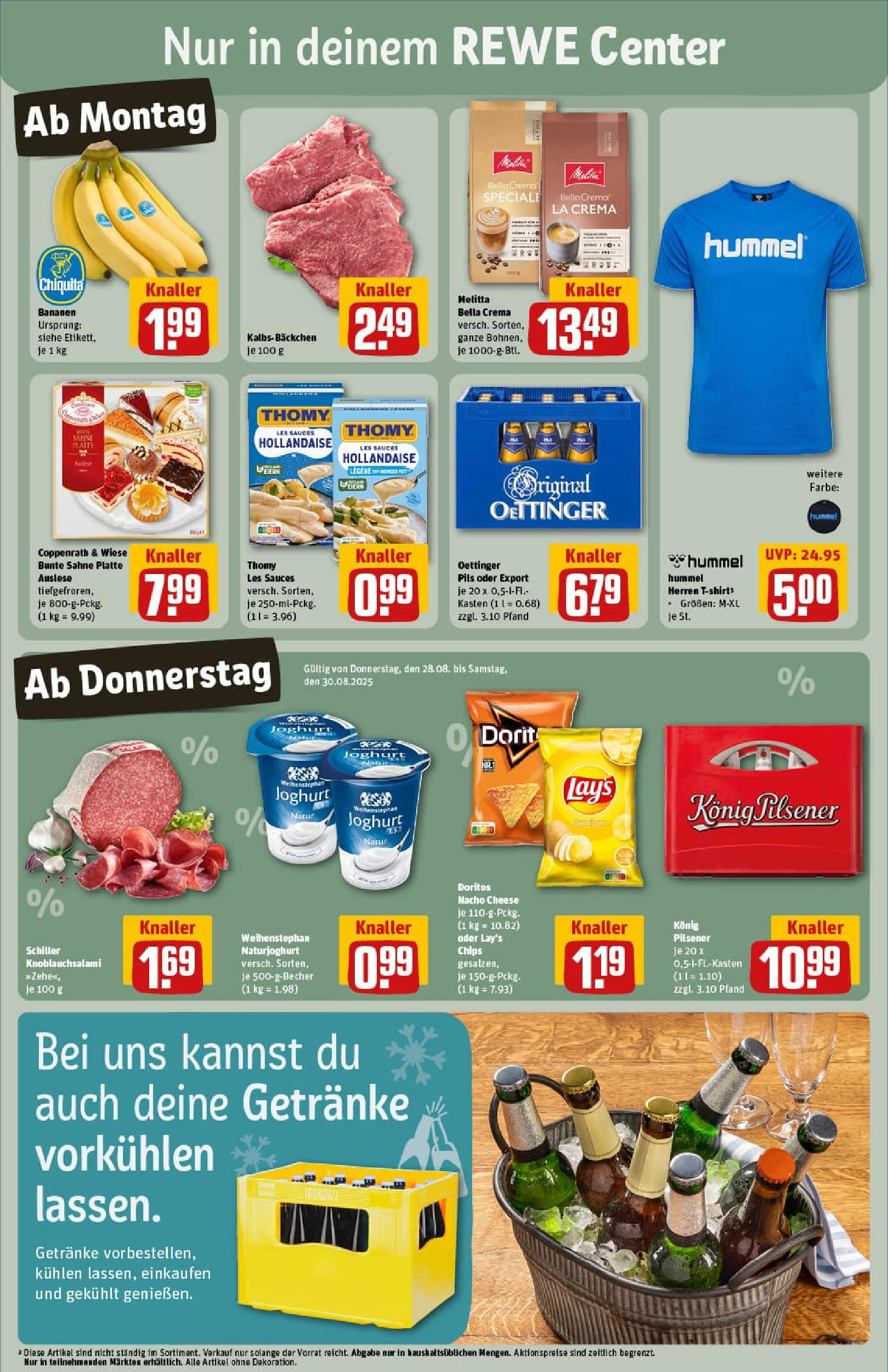 REWE Prospekt ab 24.08.2025 zum Blättern » Angebote | Seite: 3 | Produkte: Thomy les sauces, Bananen, Oettinger, Salami REWE Prospekt ab 24.08.2025 zum Blättern » Angebote | Seite: 3 | Produkte: Thomy les sauces, Bananen, Oettinger, Salami