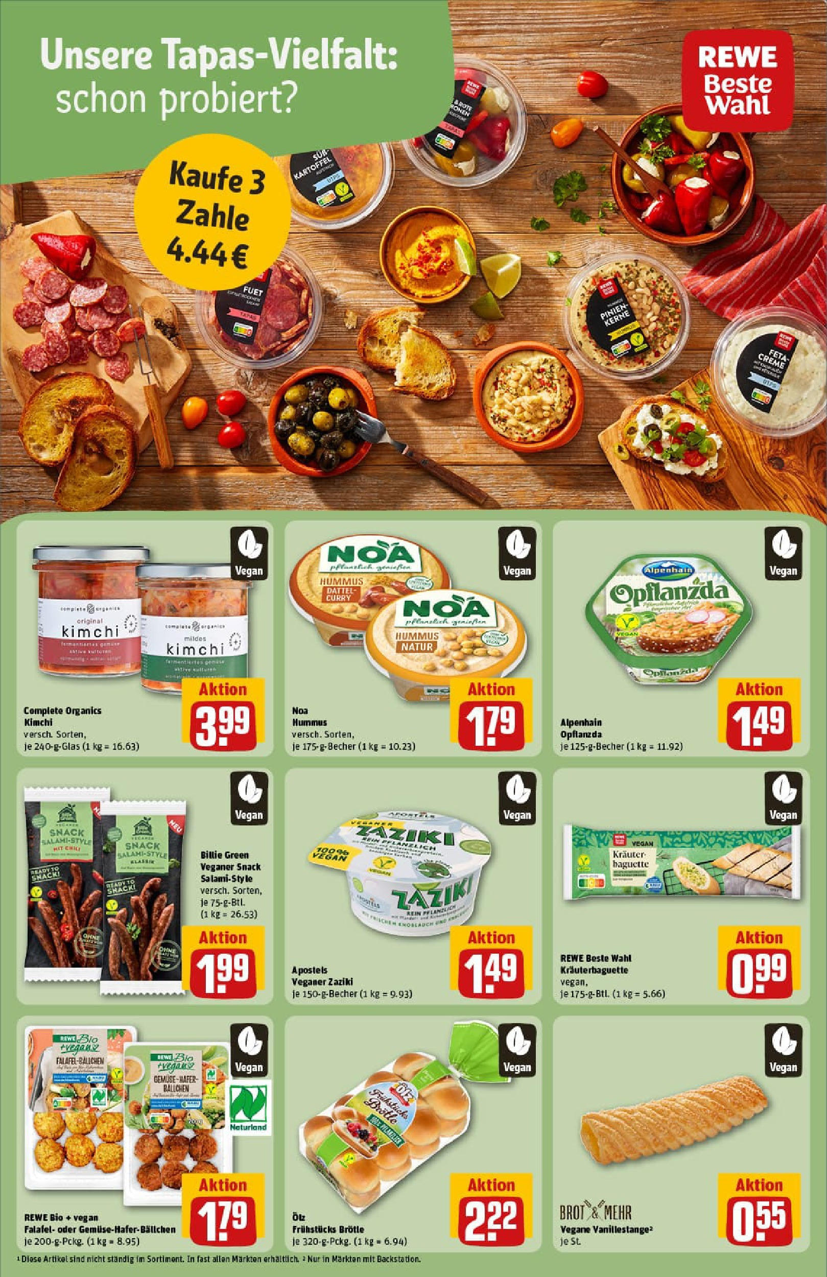 REWE Prospekt ab 24.08.2025 zum Blättern » Angebote | Seite: 18 | Produkte: Feta, Creme, Chili, Dattel REWE Prospekt ab 24.08.2025 zum Blättern » Angebote | Seite: 18 | Produkte: Feta, Creme, Chili, Dattel